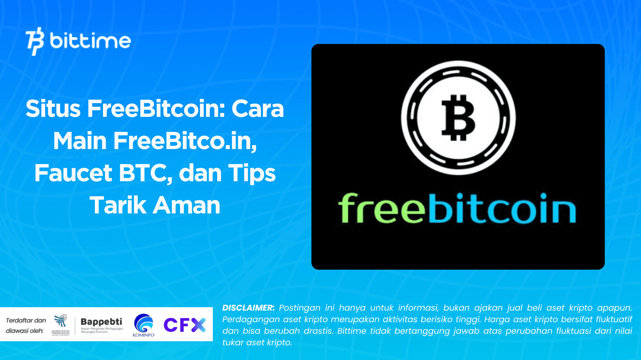 Situs FreeBitcoin: Cara Main FreeBitco.in, Faucet BTC, dan Tips Tarik Aman