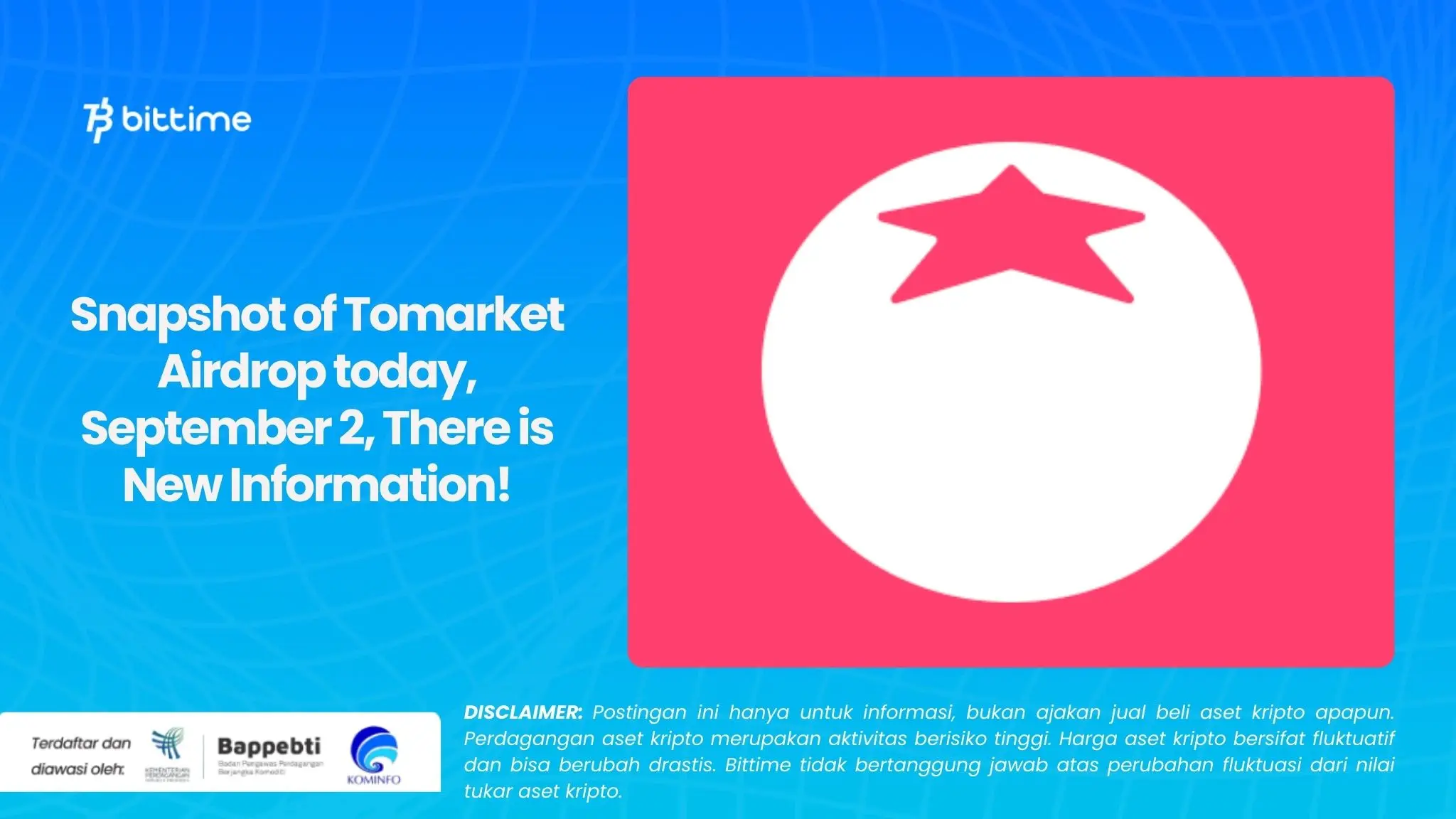 Snapshot of Tomarket Airdrop today, September 2, There is New Information!.webp