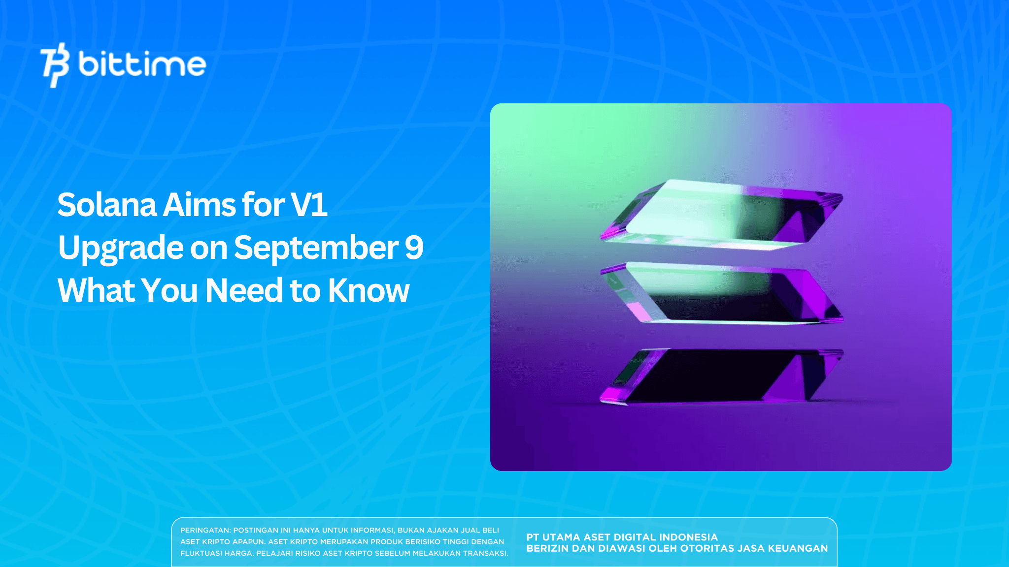Solana Targets V1 Upgrade on September 9—What You Need to Know