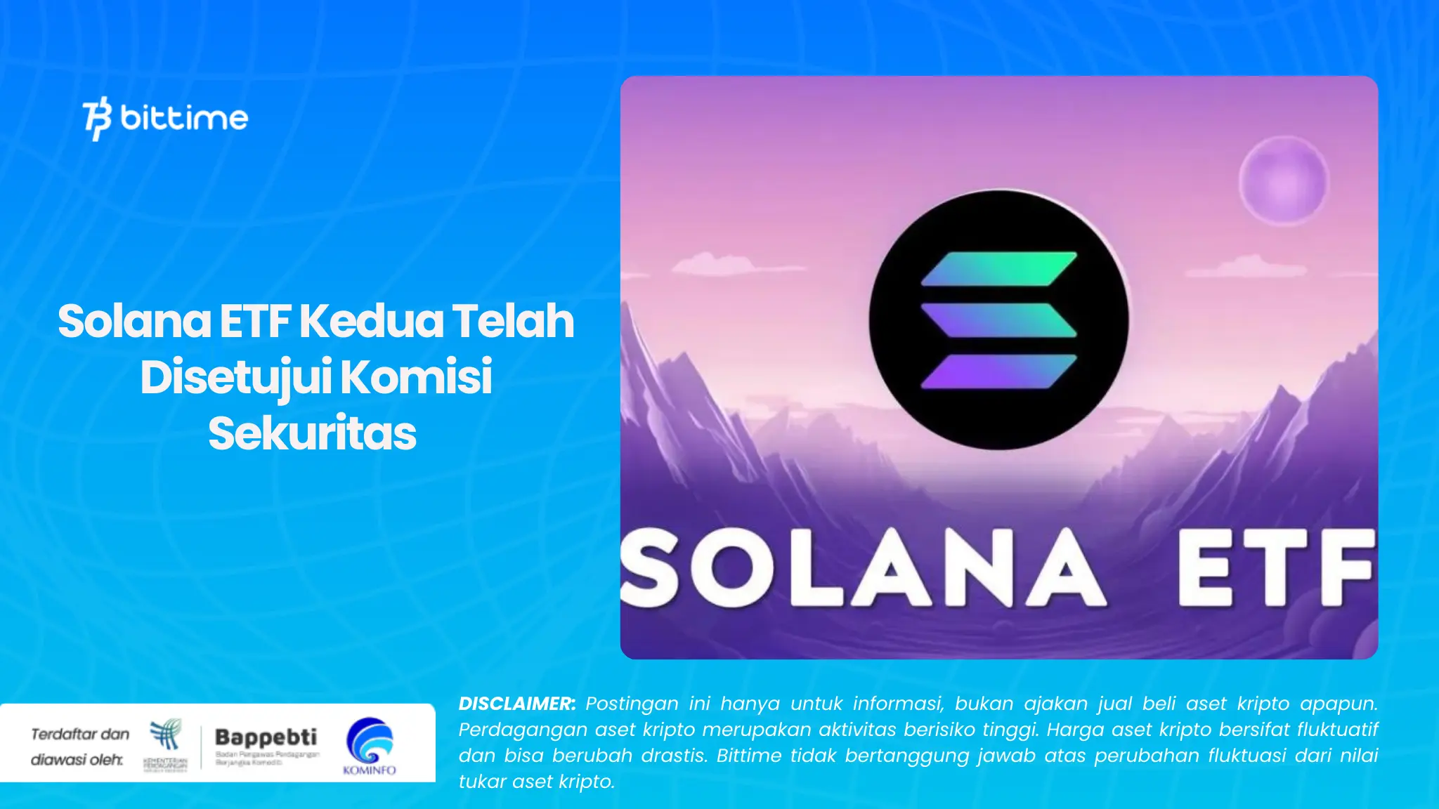 Solana ETF Kedua Telah Disetujui Komisi Sekuritas