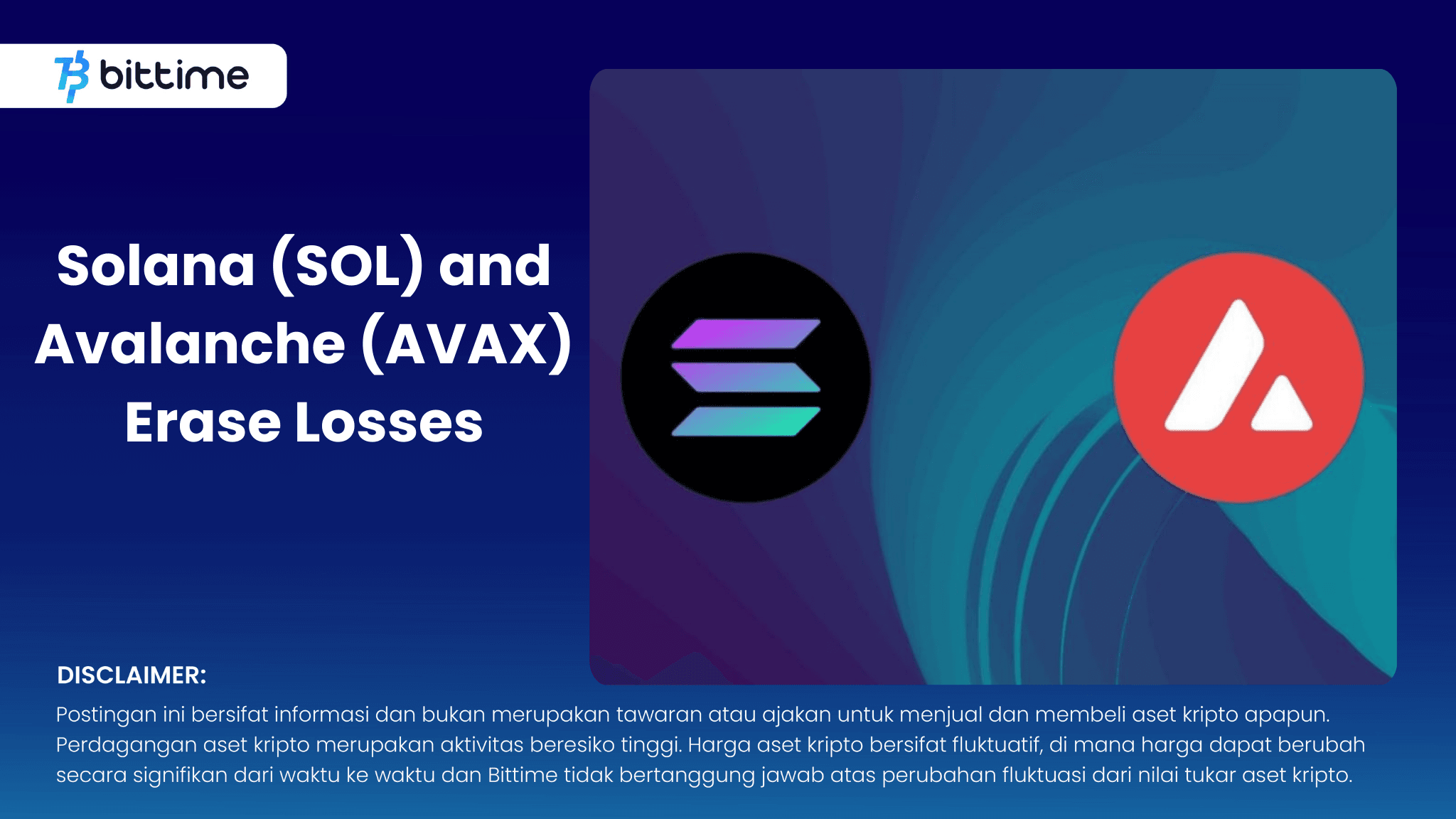Solana (SOL) and Avalanche (AVAX) Erase Losses