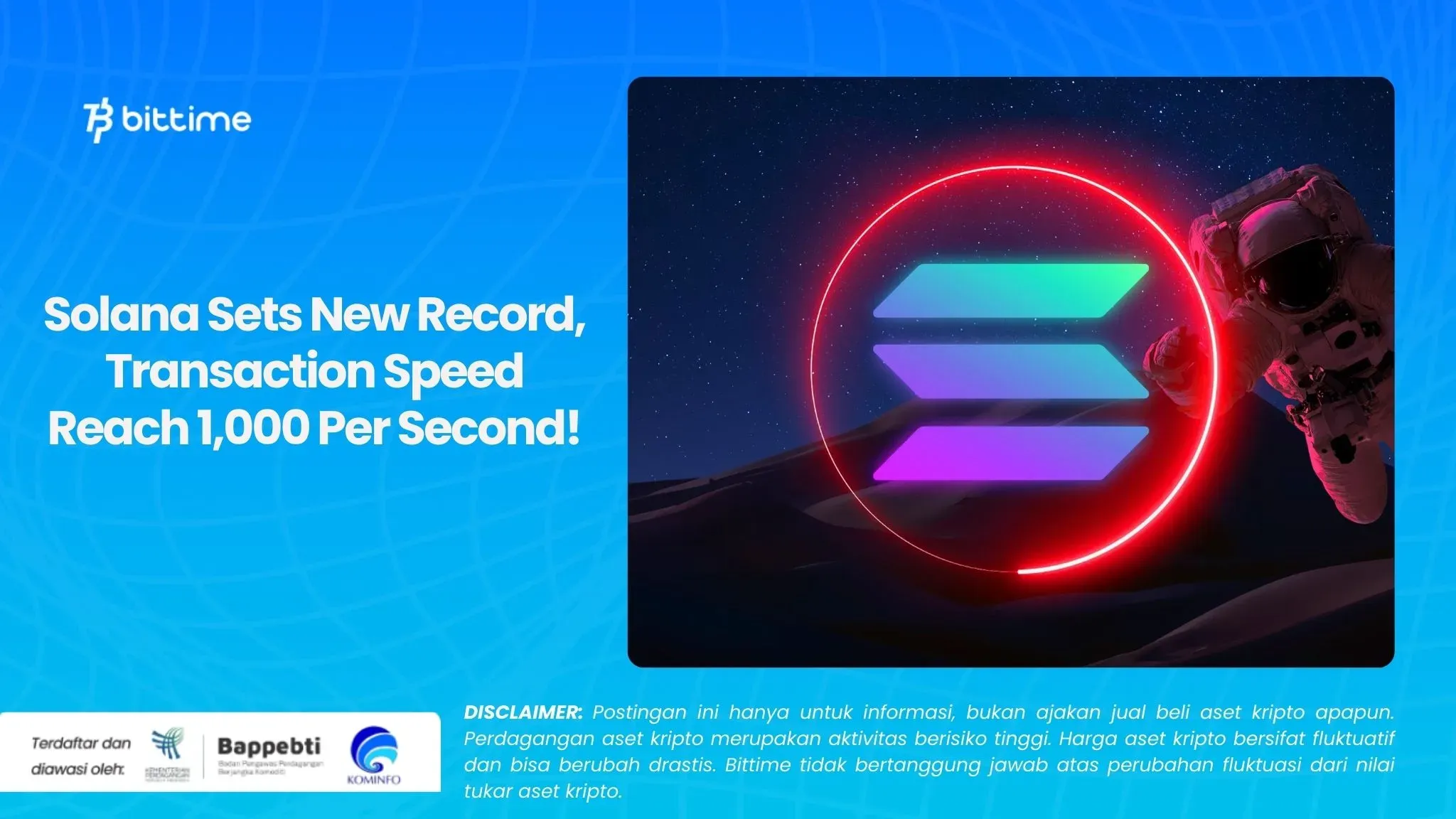 Solana Sets New Record, Transaction Speed Reach 1,000 Per Second!