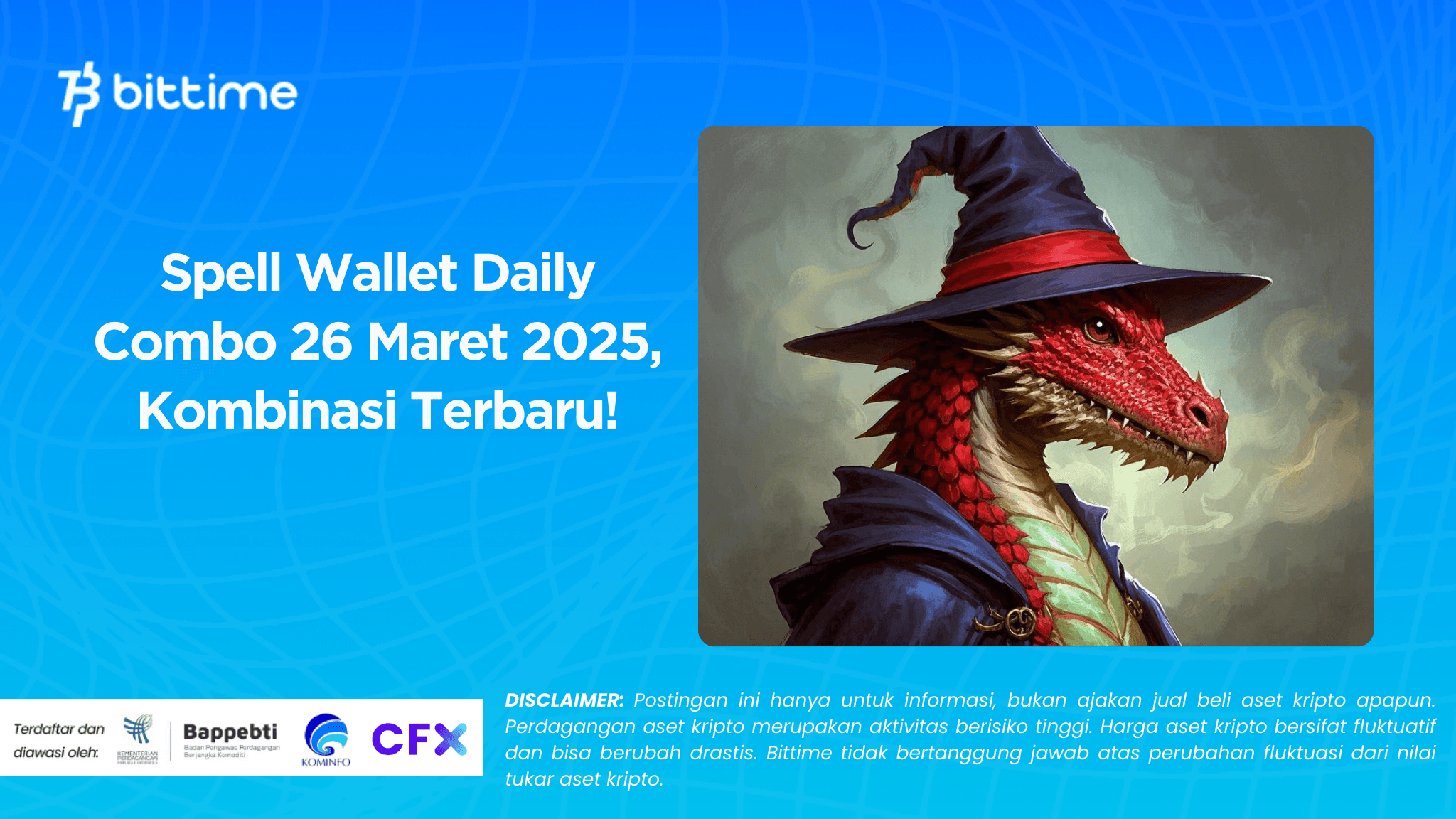 Spell Wallet Daily Combo 26 Maret 2025, Kombinasi Terbaru!