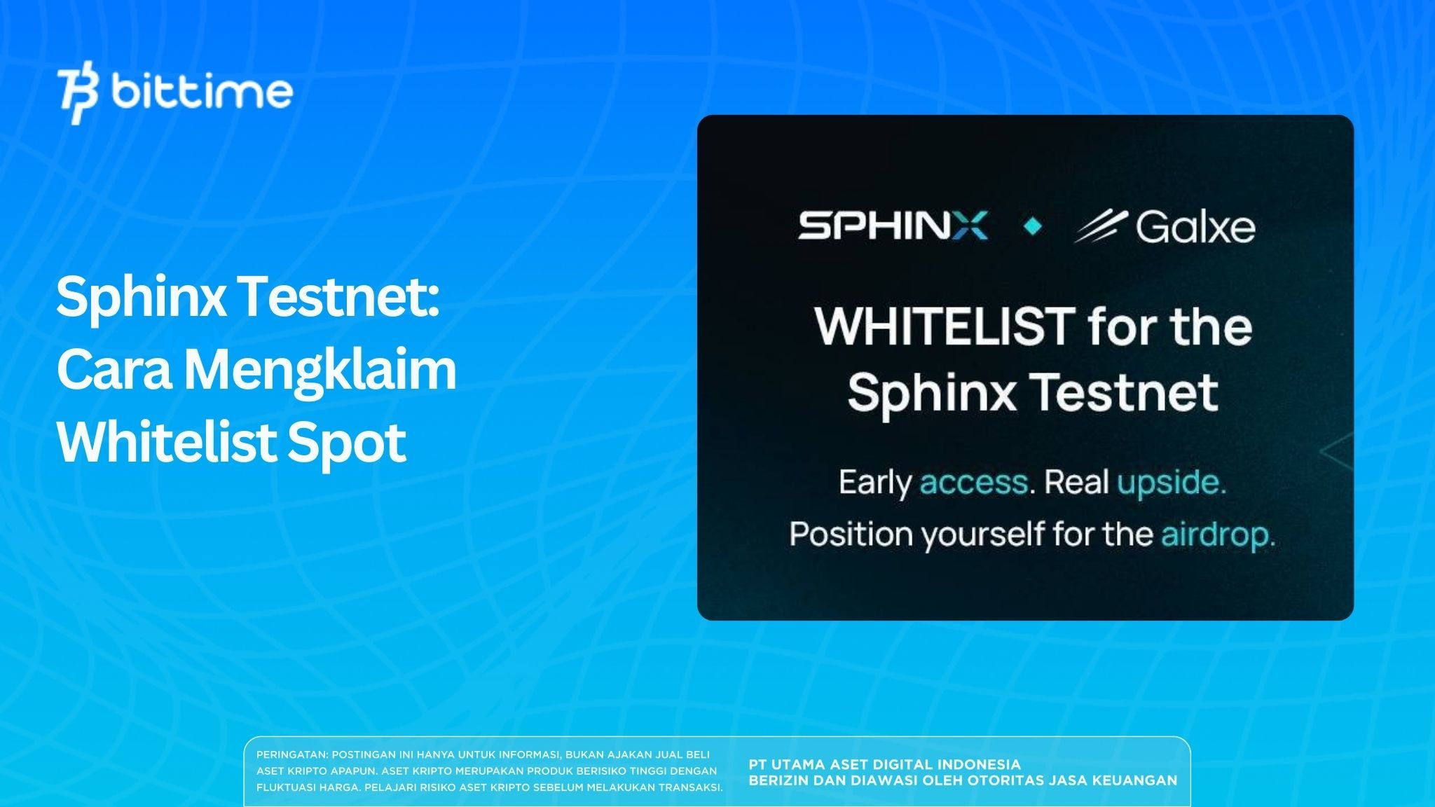 Sphinx Testnet: Cara Mengklaim Whitelist Spot?