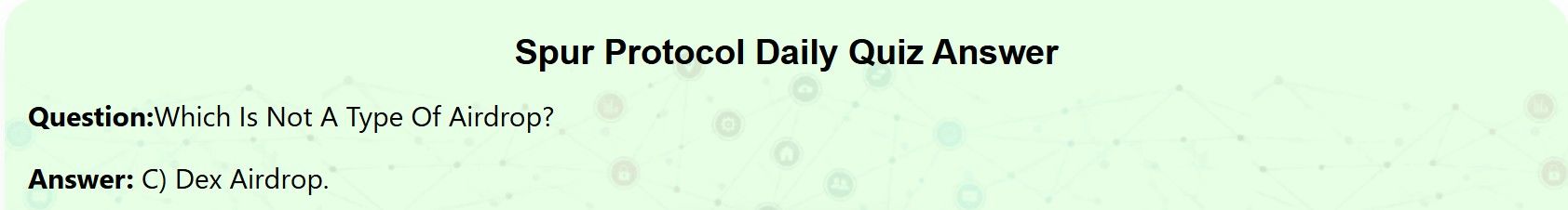 Spur Protocol Daily Quiz 25 Agustus 2025.