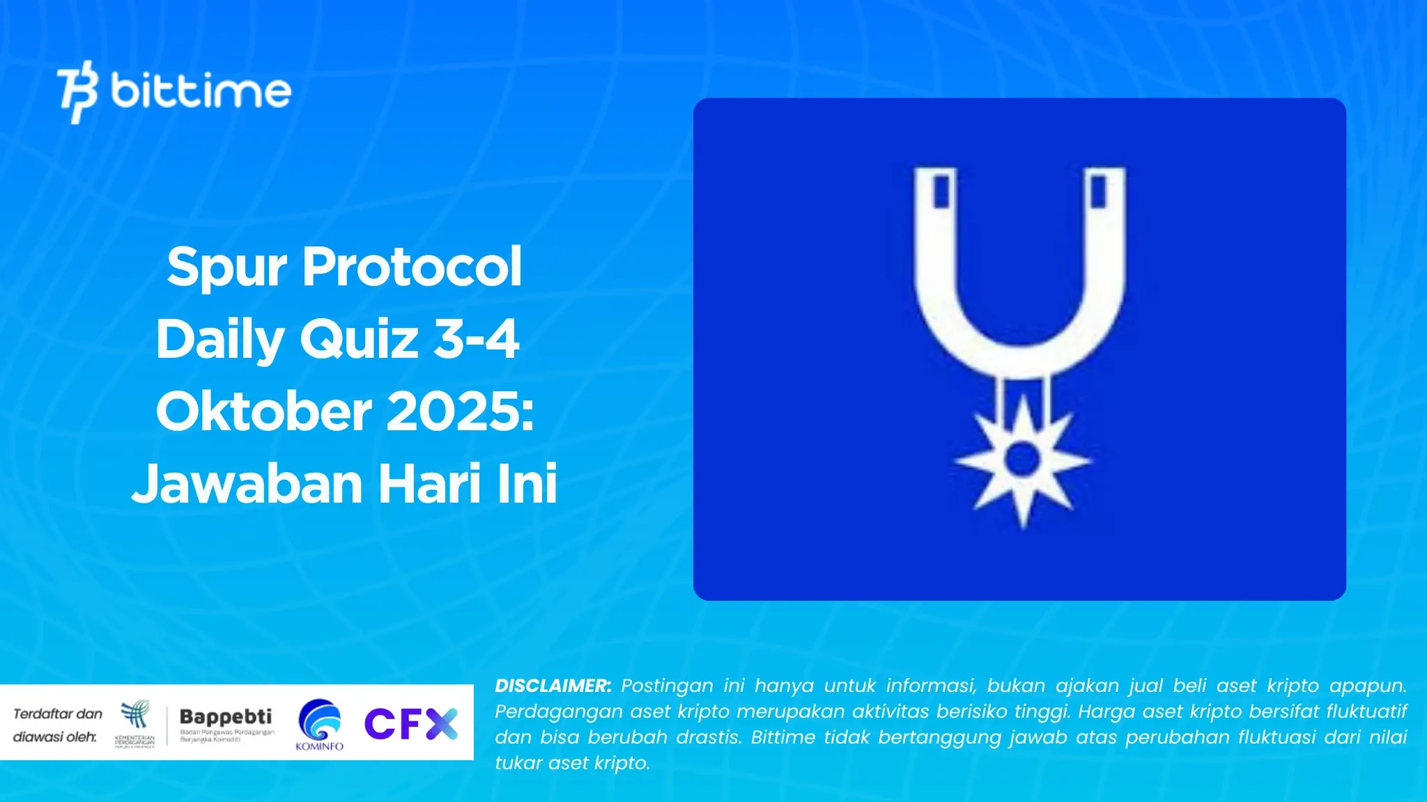 Spur Protocol Daily Quiz 3-4 Oktober 2025: Jawaban Hari Ini