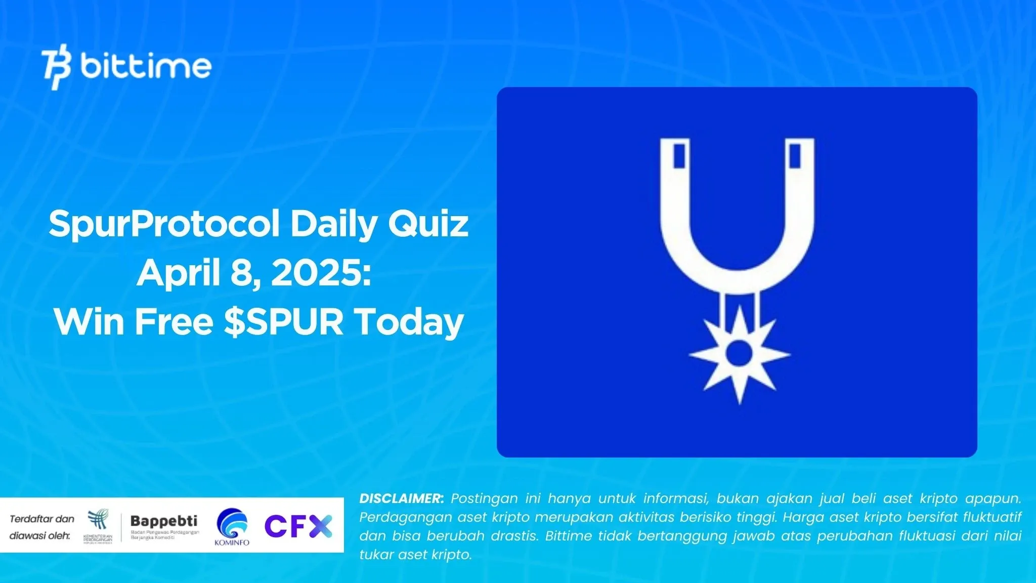 SpurProtocol Daily Quiz April 8, 2025 Win Free $SPUR Today.webp