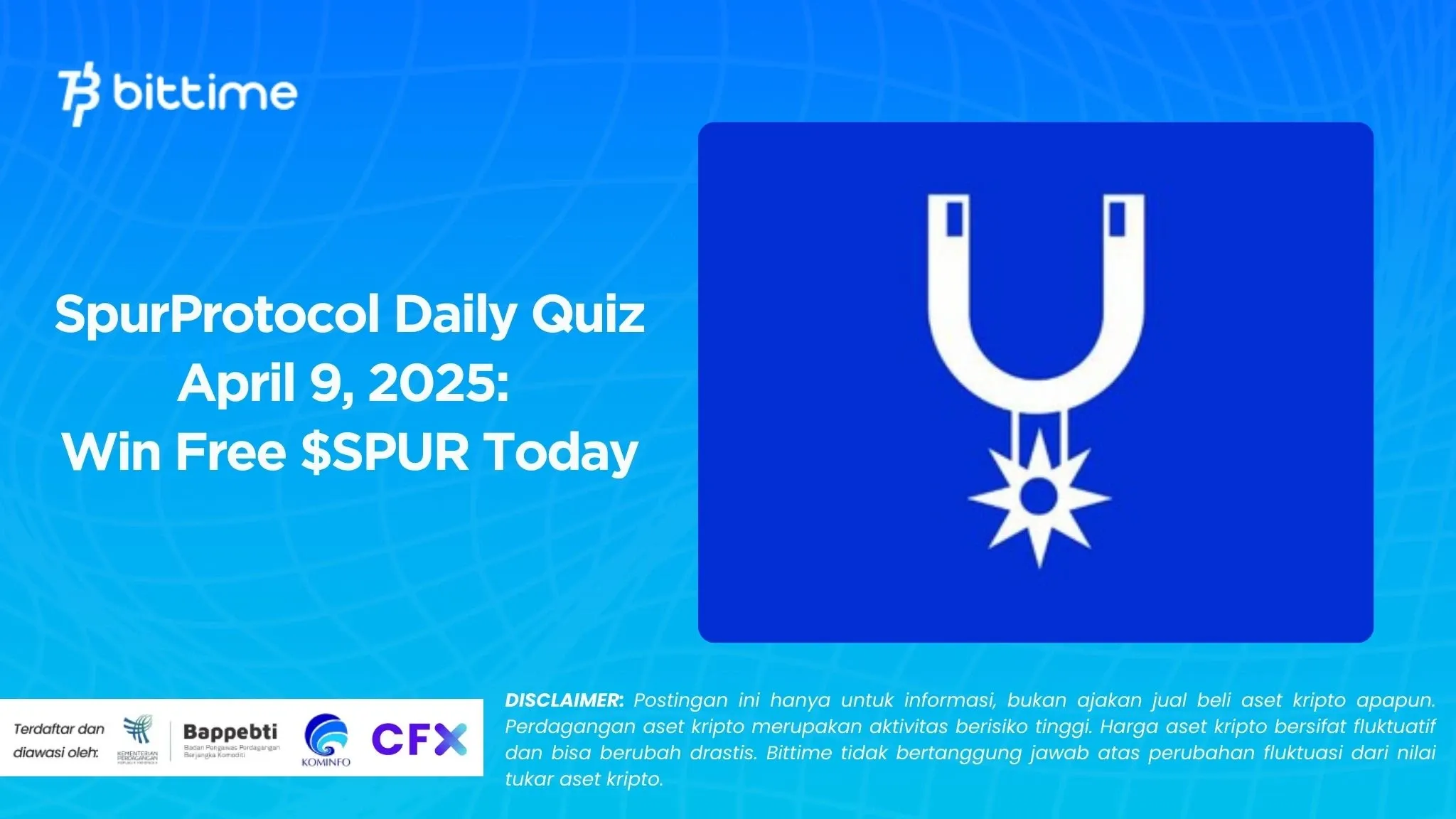 SpurProtocol Daily Quiz April 9, 2025 Win Free $SPUR Today.webp