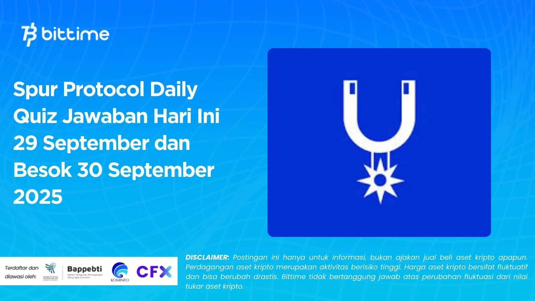 Spur Protocol Daily Quiz Jawaban Hari Ini 29 September dan Besok 30 September 2025