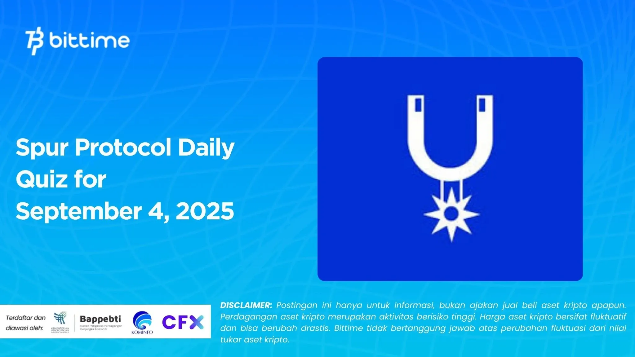 Spur Protocol Daily Quiz for September 4, 2025.webp