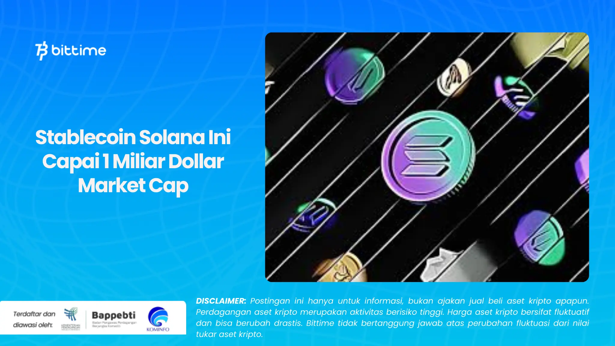 Stablecoin Solana Ini Capai 1 Miliar Dollar Market Cap