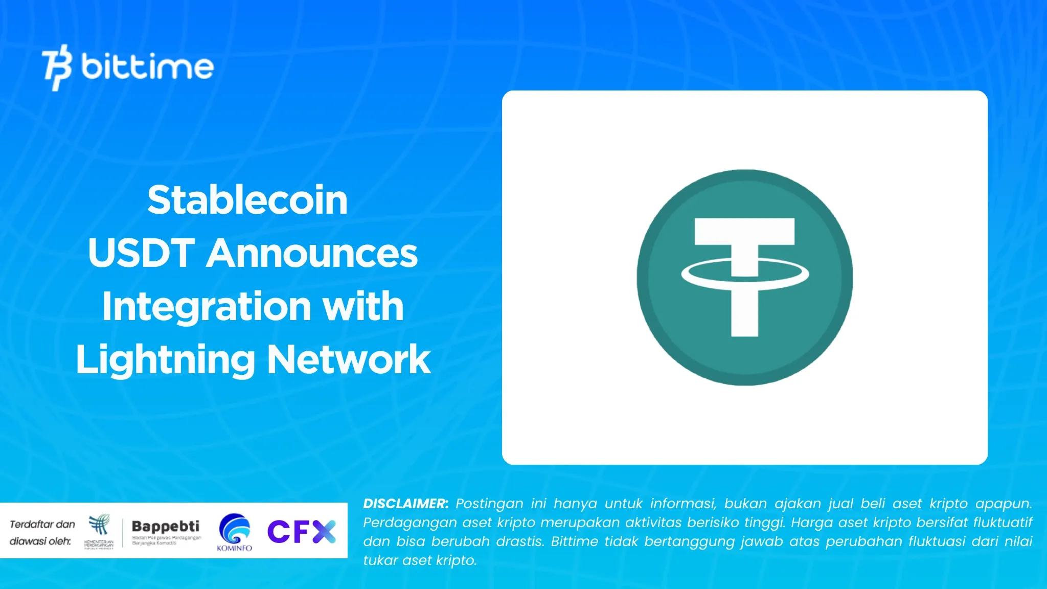 Stablecoin USDT Announces Integration with Lightning Network