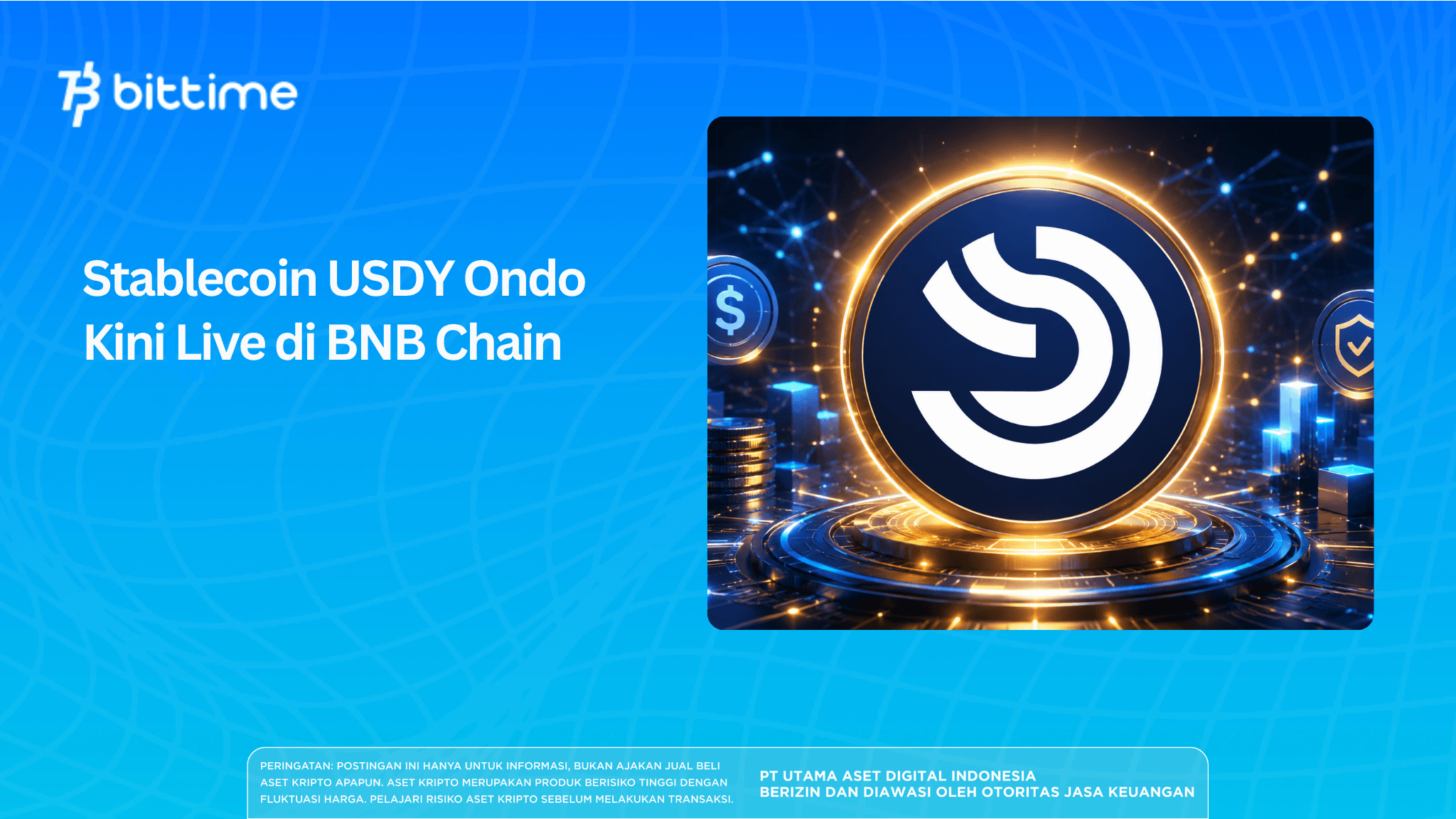 Ondo's USDY Stablecoin is Now Live on the BNB Chain