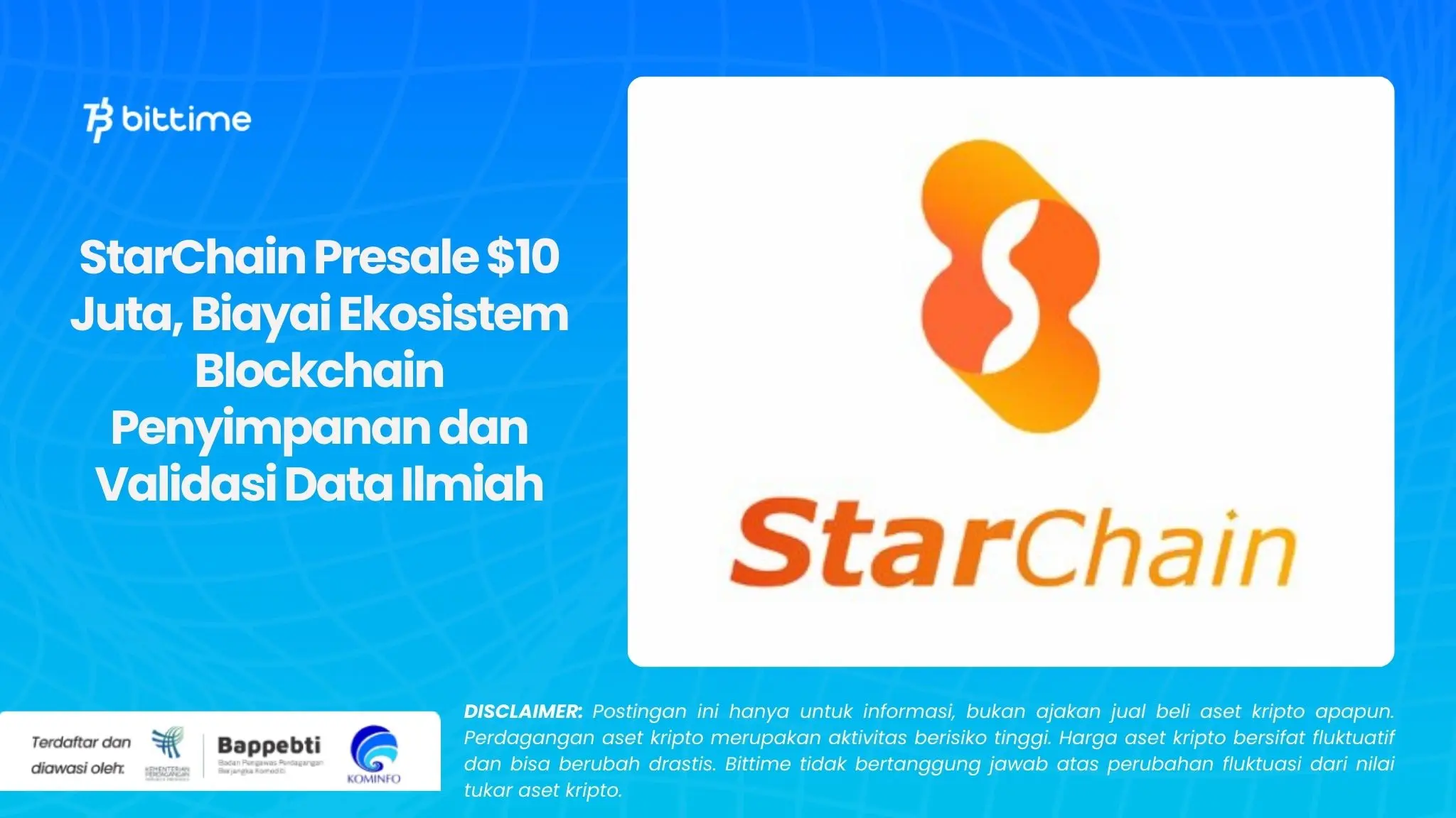 StarChain Presale $10 Juta, Biayai Ekosistem Blockchain Penyimpanan dan Validasi Data Ilmiah