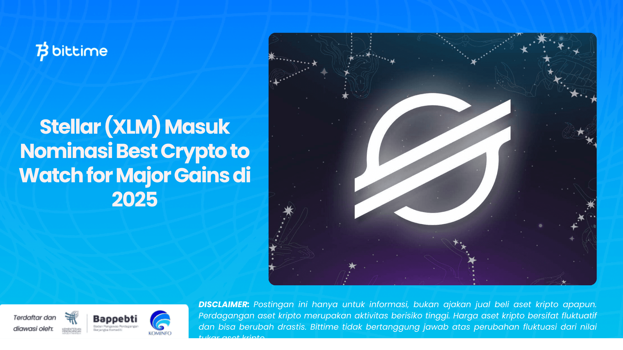 Stellar (XLM) Masuk Nominasi Best Crypto to Watch for Major Gains di 2025