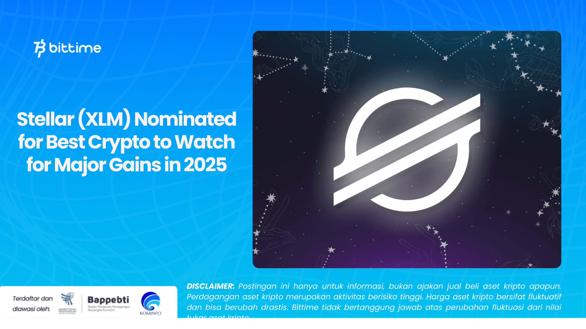 Stellar (XLM) Nominated for Best Crypto to Watch for Major Gains in 2025