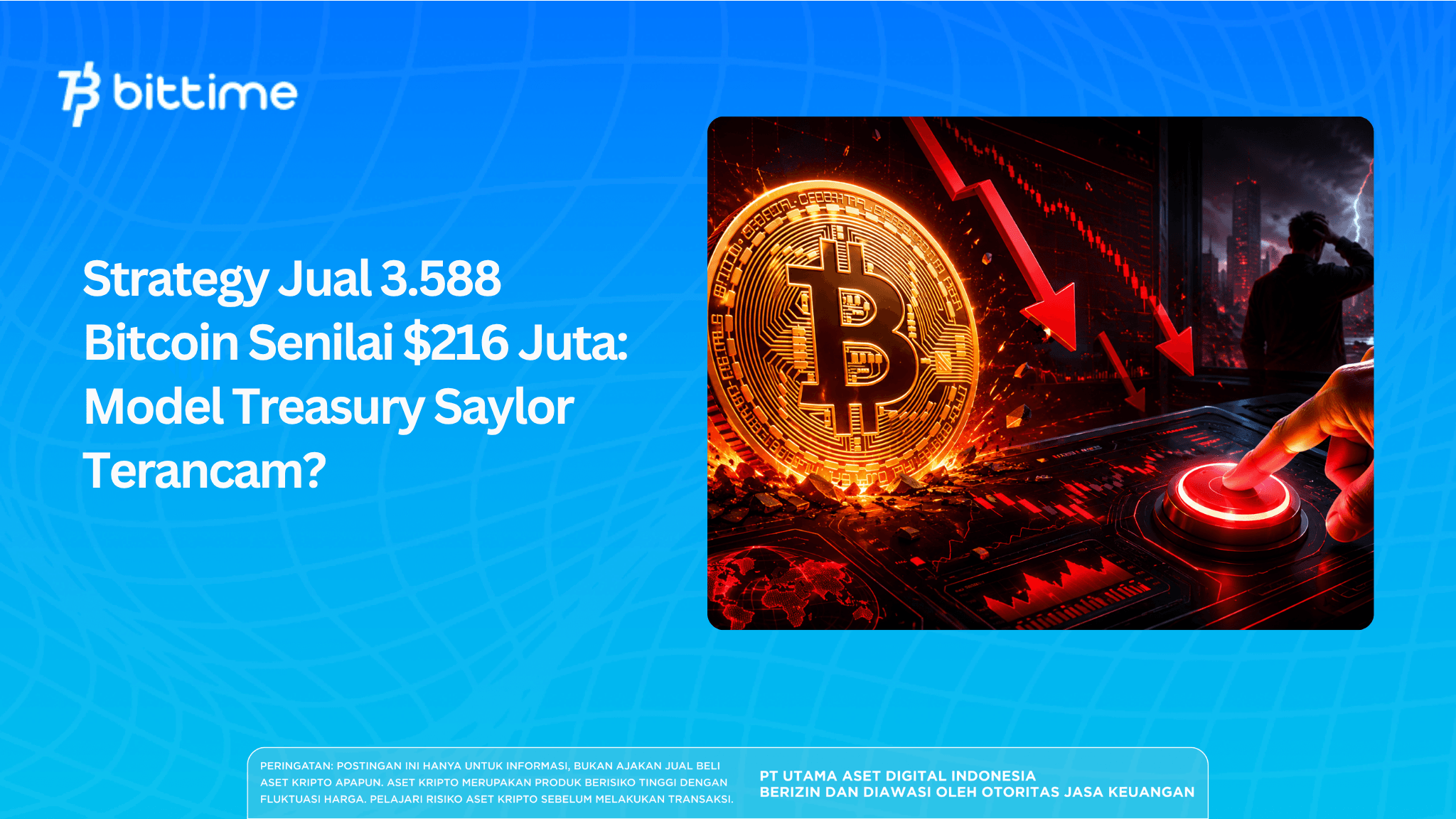 Strategy Jual Bitcoin: Model Treasury Saylor Terancam?