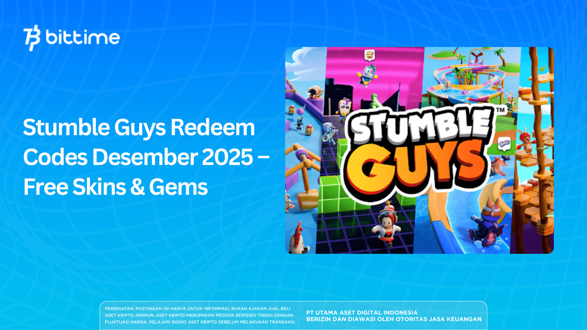 Stumble Guys Redeem Codes Desember 2025 – Free Skins & Gems