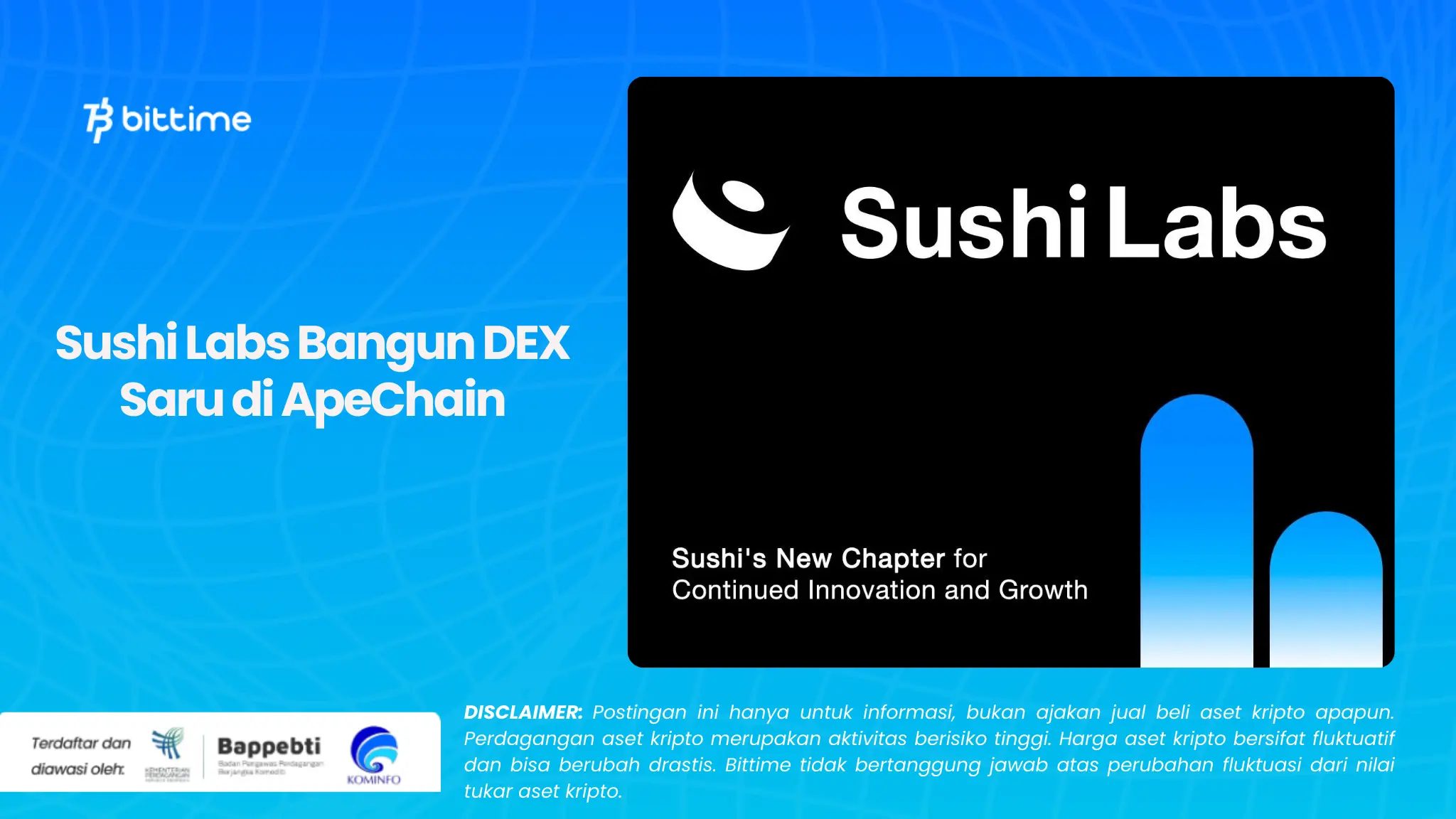 Sushi Labs Bangun DEX Saru di ApeChain