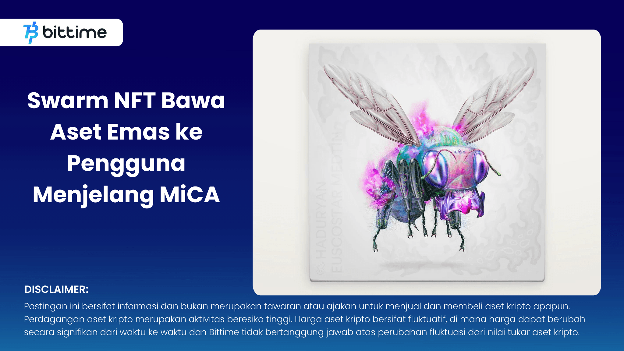 Swarm NFT Bawa Aset Emas ke Pengguna Menjelang MiCA