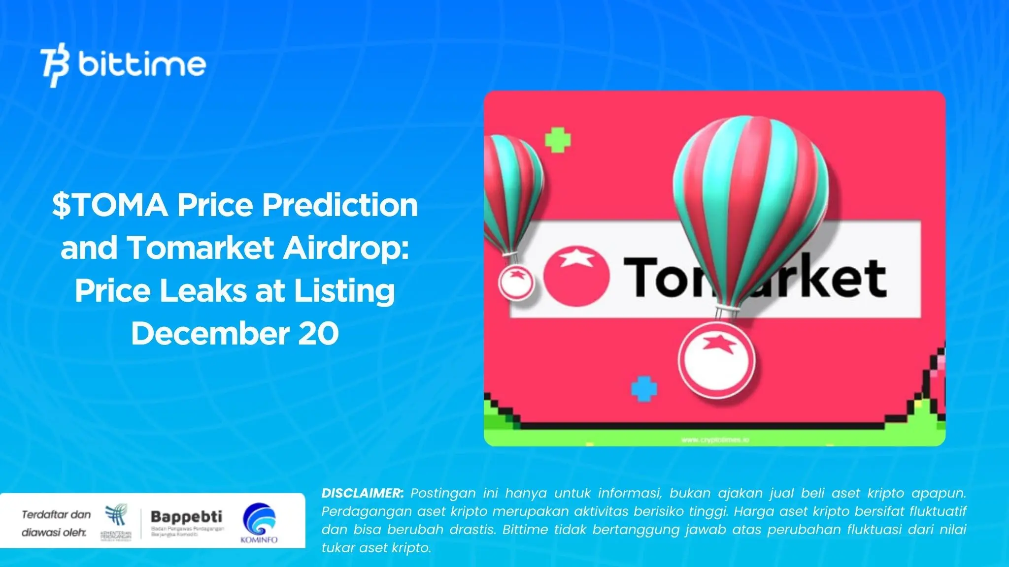 $TOMA Price Prediction and Tomarket Airdrop Price Leaks at Listing December 20.