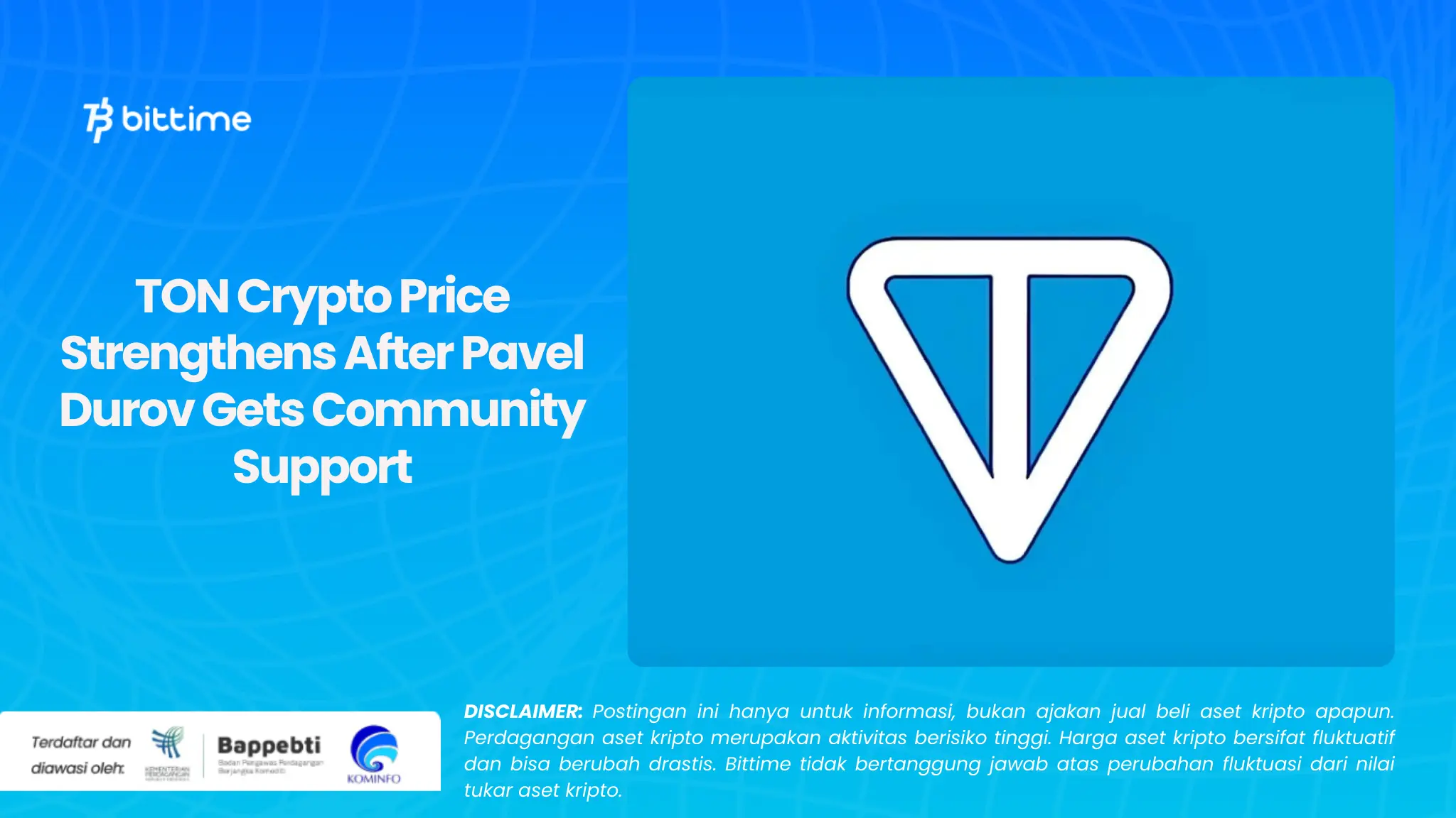 TON Crypto Price Strengthens After Pavel Durov Gets Community Support