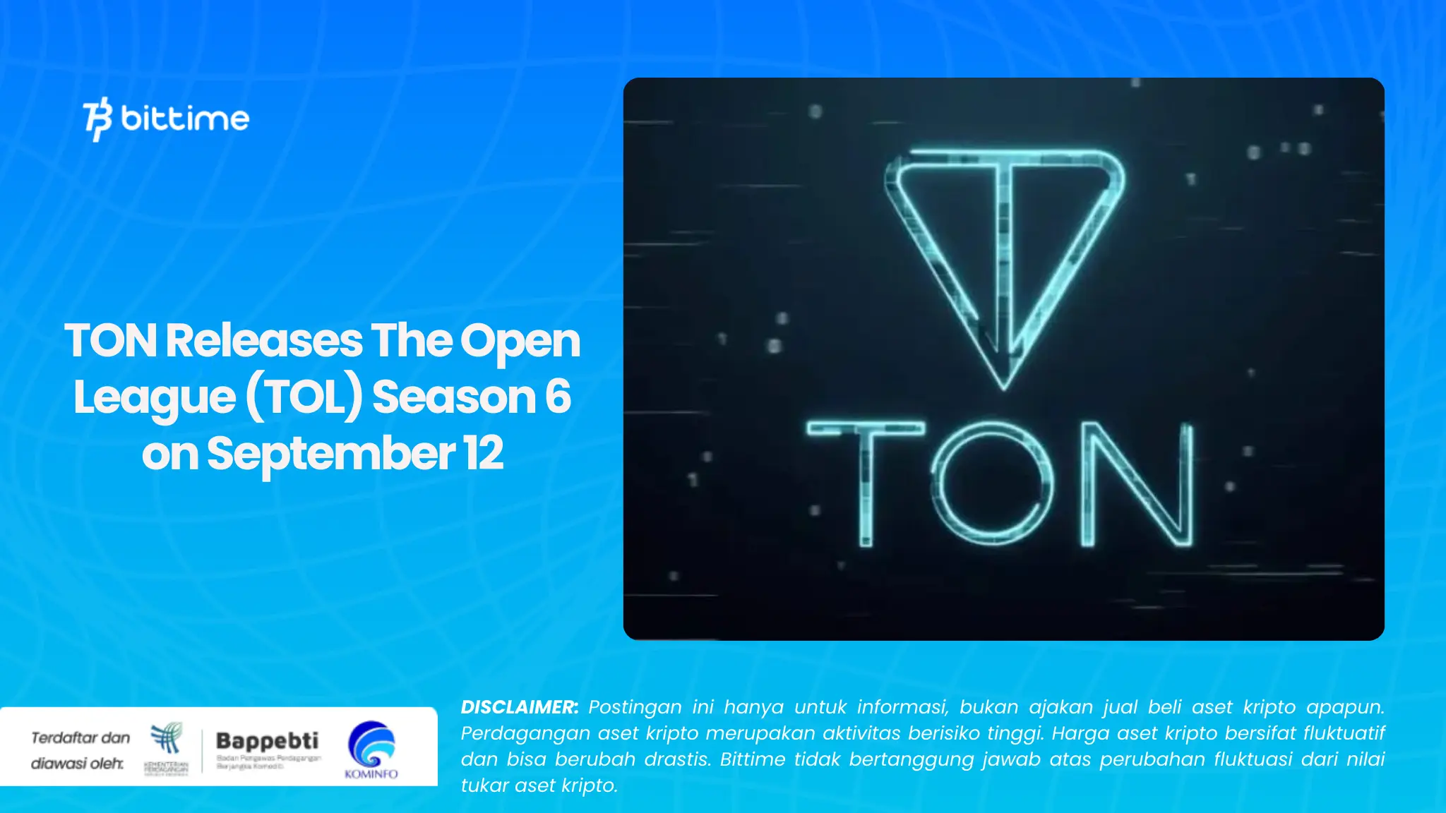 TON Releases The Open League (TOL) Season 6 on September 12