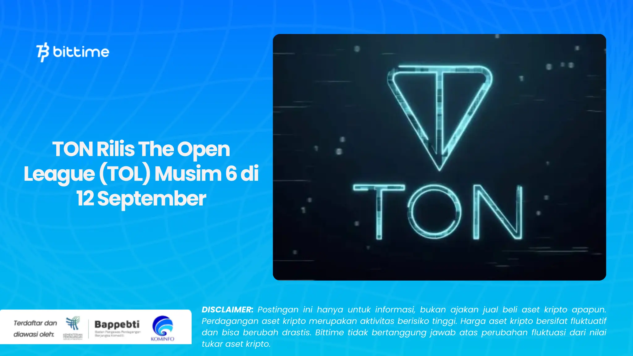 TON Rilis The Open League (TOL) Musim 6 di 12 September