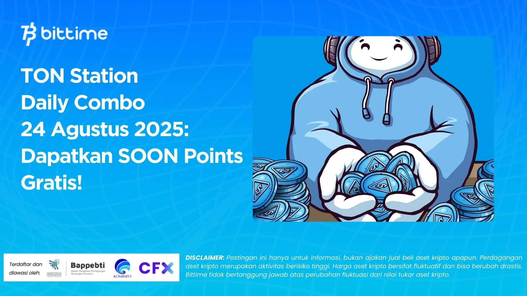 TON Station Daily Combo 24 Agustus 2025 Dapatkan SOON Points Gratis!.webp