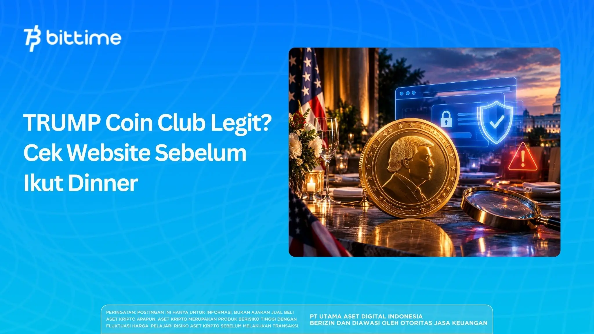 TRUMP Coin Club Legit? Cek Website Sebelum Ikut Dinner