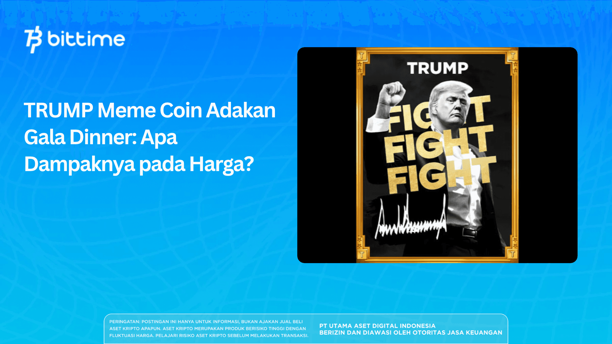 TRUMP Meme Coin Adakan Gala Dinner: Apa Dampaknya pada Harga?