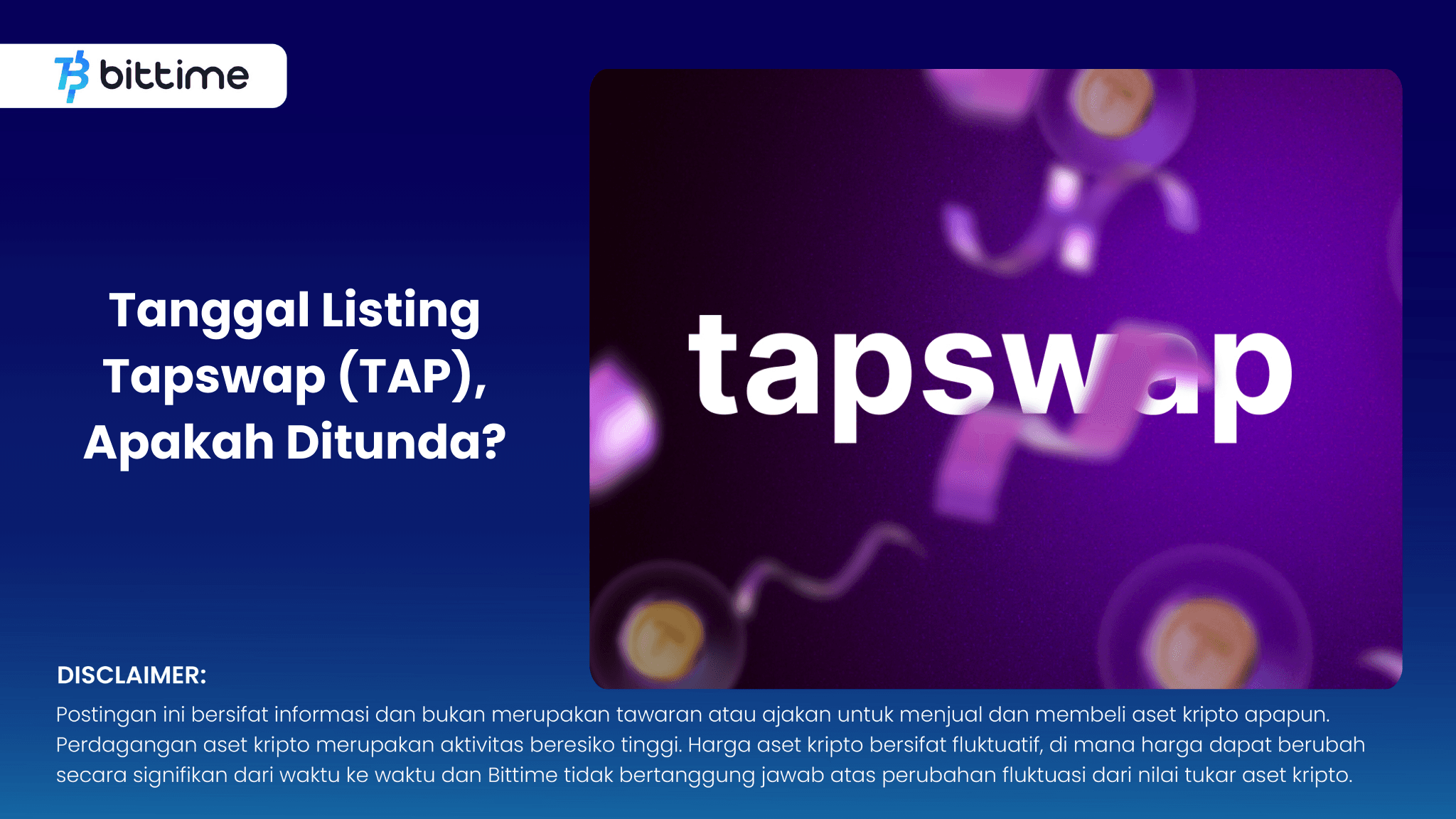 Tanggal Listing Tapswap (TAP), Apakah Ditunda?