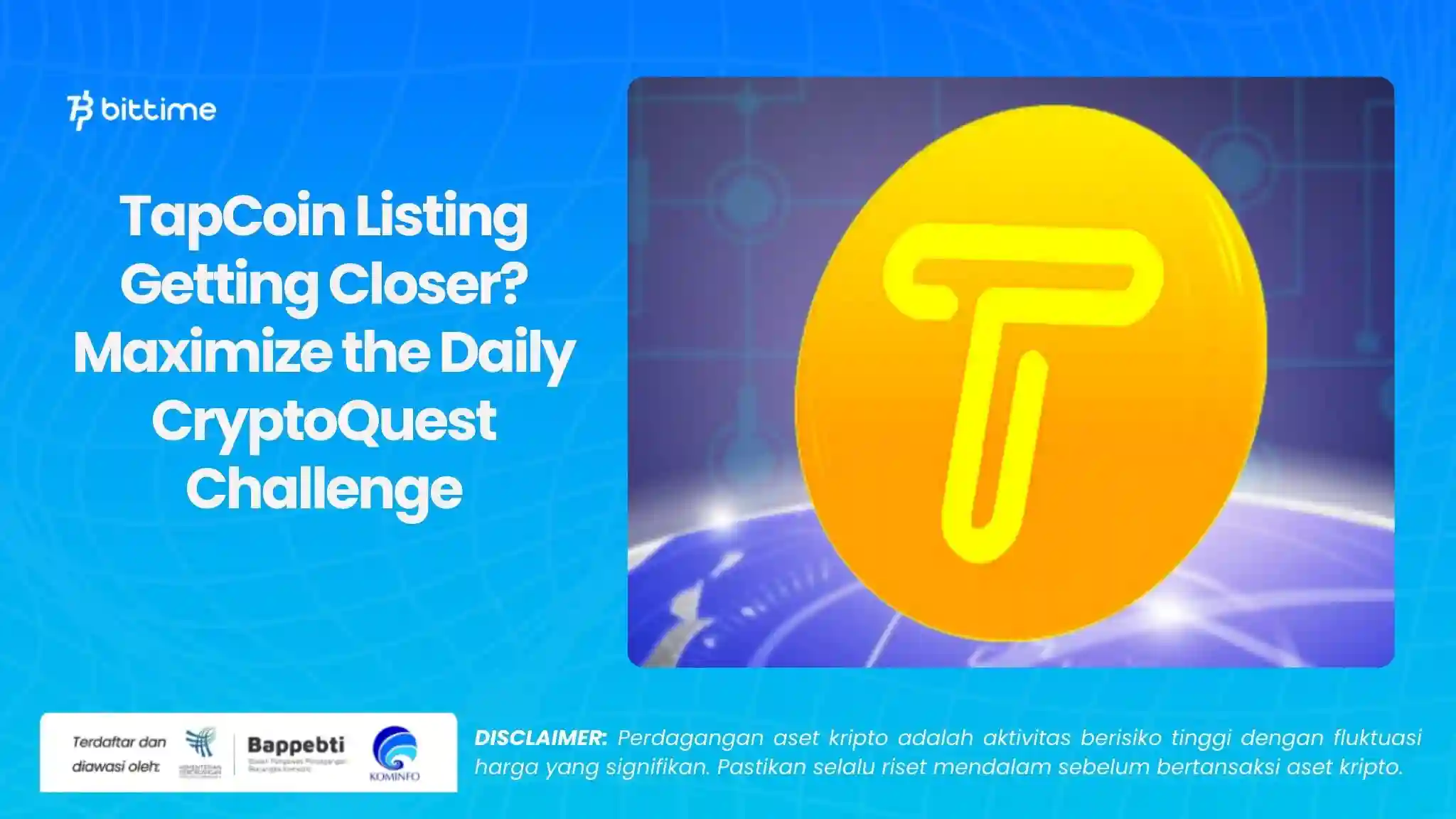TapCoin Listing Getting Closer Maximize the Daily CryptoQuest Challenge.webp