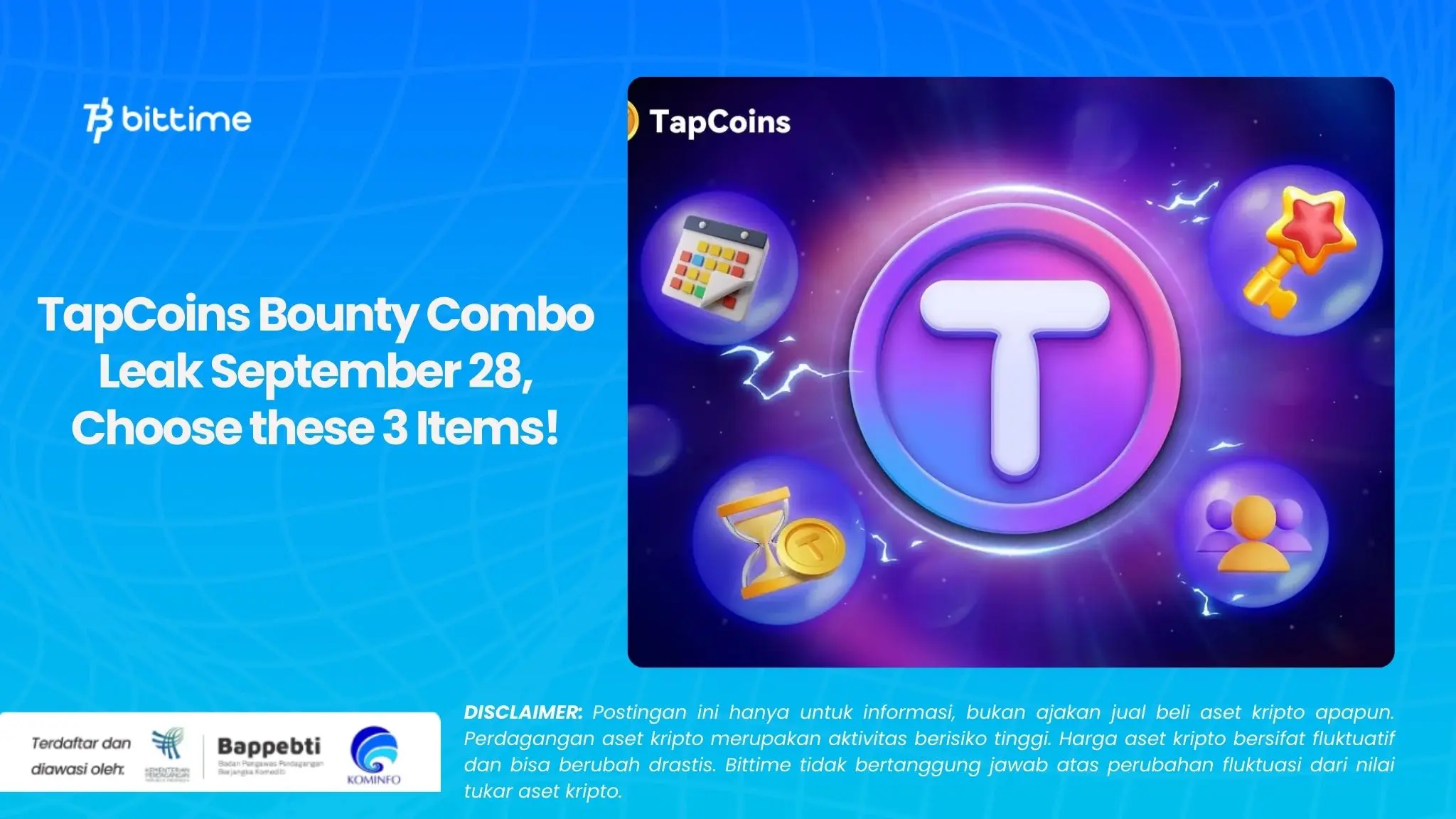 TapCoins Bounty Combo Leak September 28, Choose these 3 Items!.webp