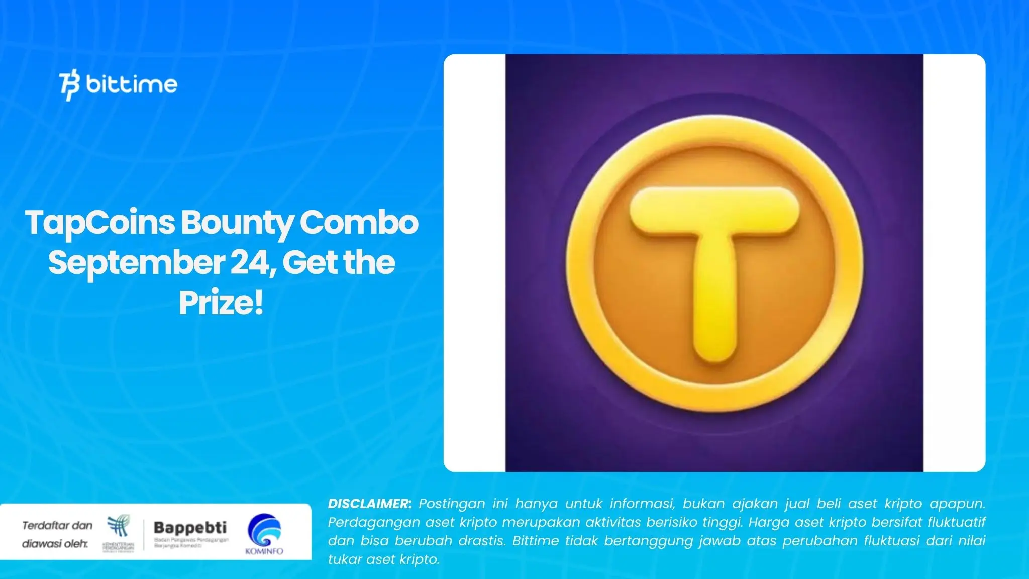 TapCoins Bounty Combo September 24, Get the Prize!.webp