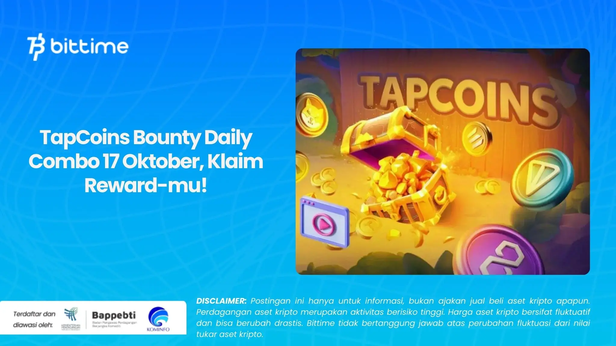 TapCoins Bounty Daily Combo 17 Oktober, Klaim Reward-mu!.webp