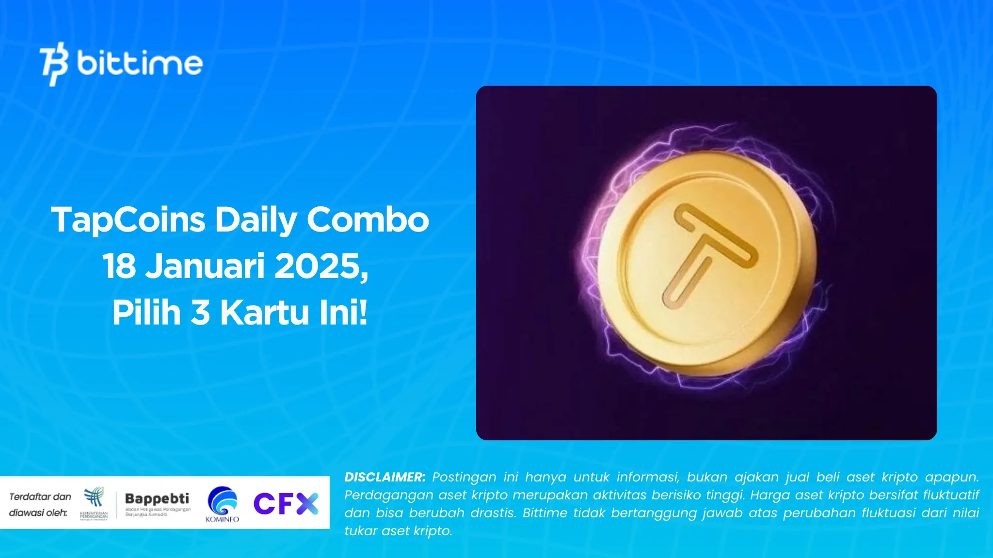 TapCoins Daily Combo 18 Januari 2025