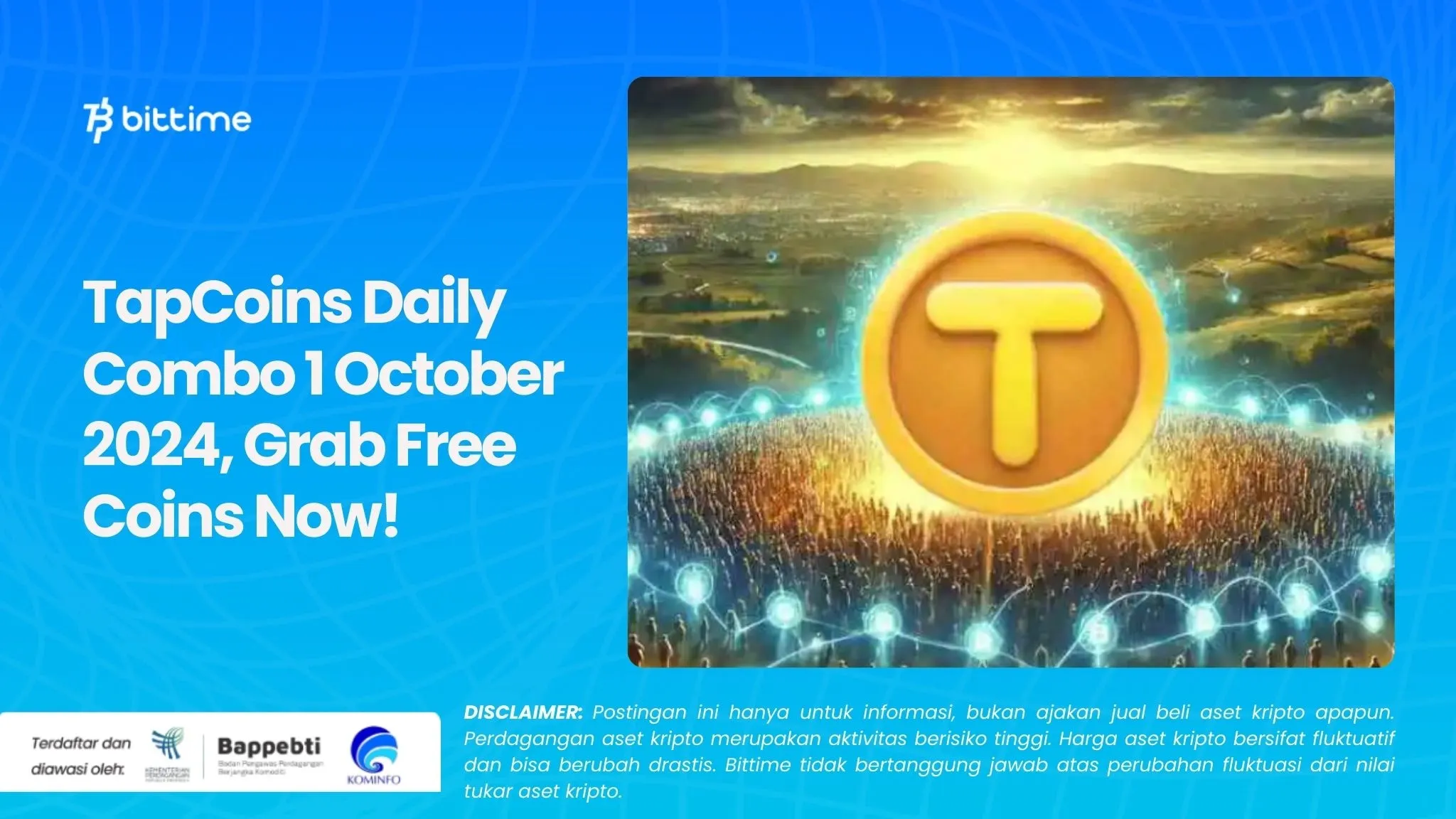 TapCoins Daily Combo 1 October 2024