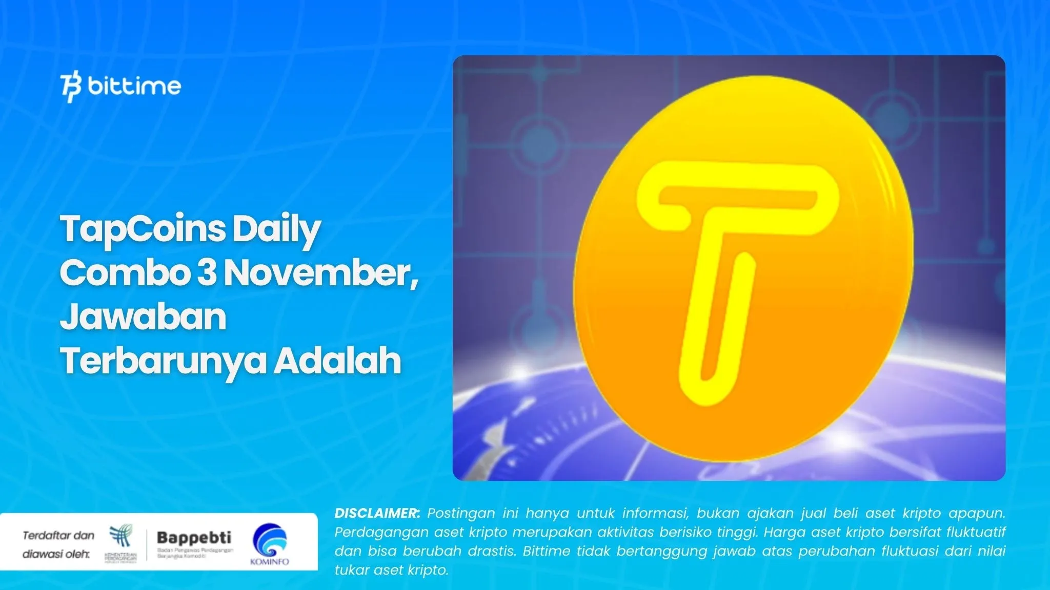 TapCoins Daily Combo 3 November