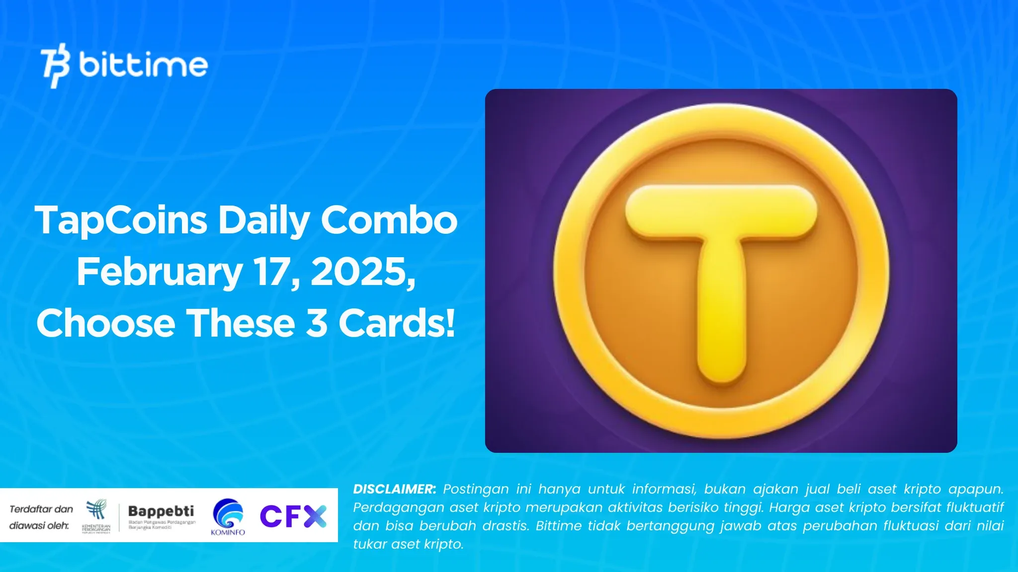 TapCoins Daily Combo February 17, 2025