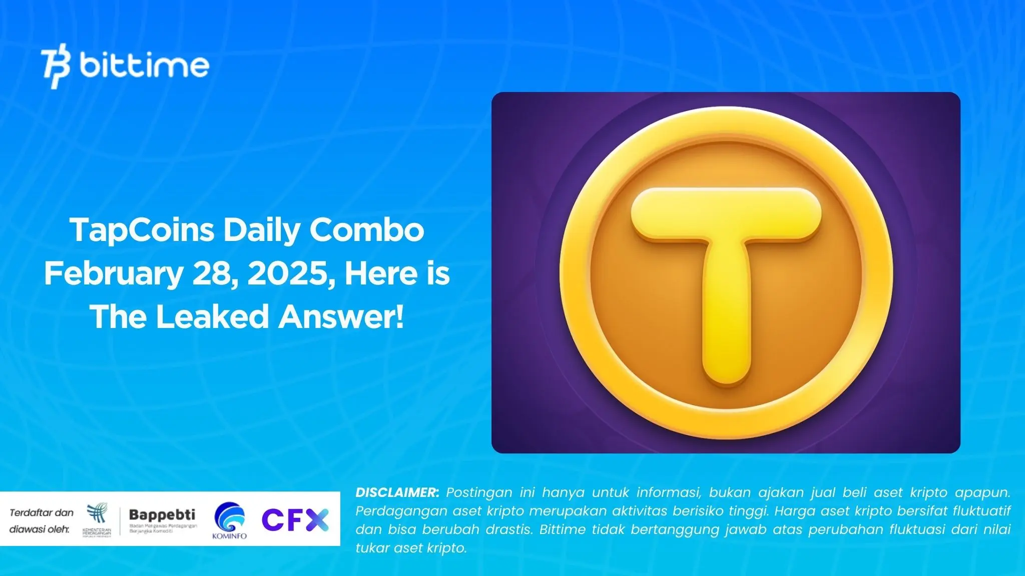 TapCoins Daily Combo February 28, 2025, Here is The Leaked Answer!