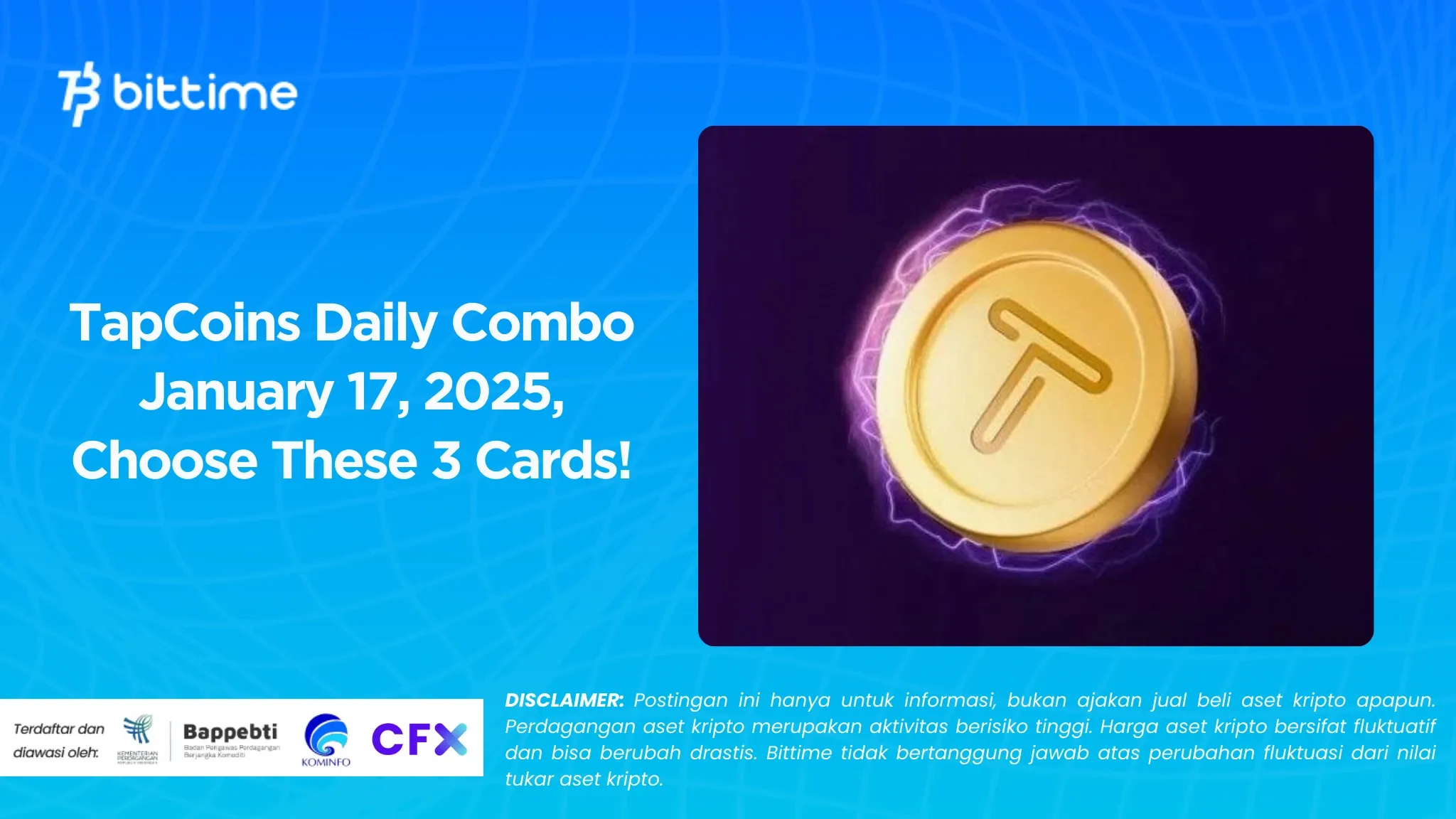 TapCoins Daily Combo January 17, 2025