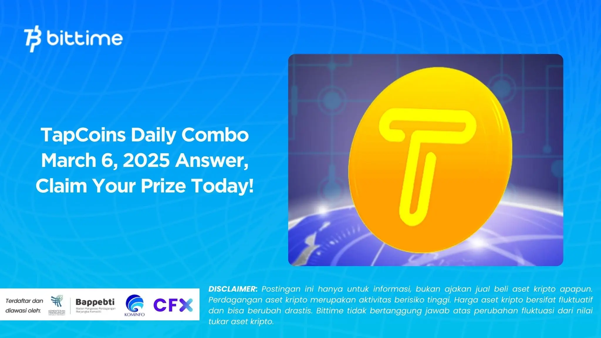 TapCoins Daily Combo March 6, 2025 Answer, Claim Your Prize Today!