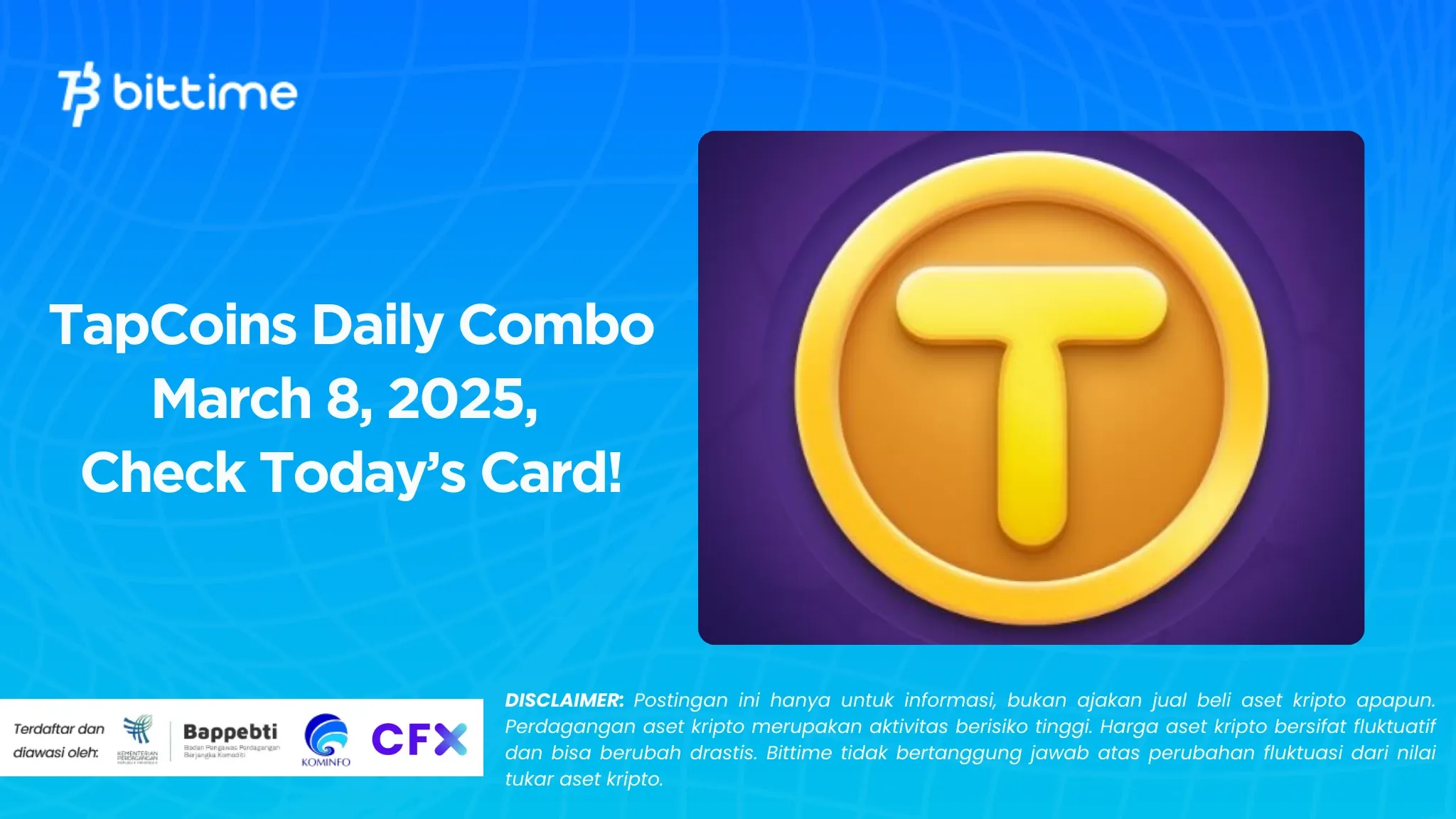 TapCoins Daily Combo March 8, 2025