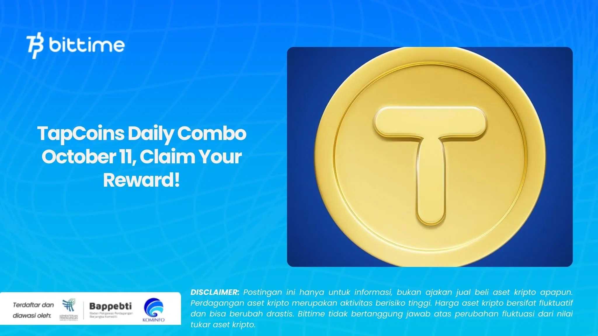 TapCoins Daily Combo October 11, Claim Your Reward!