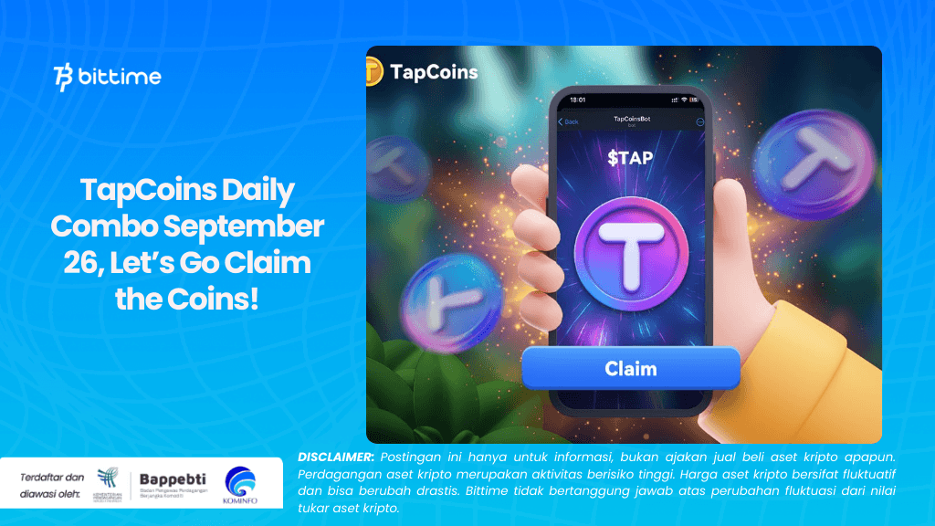 TapCoins Daily Combo September 26, Let’s Go Claim the Coins!
