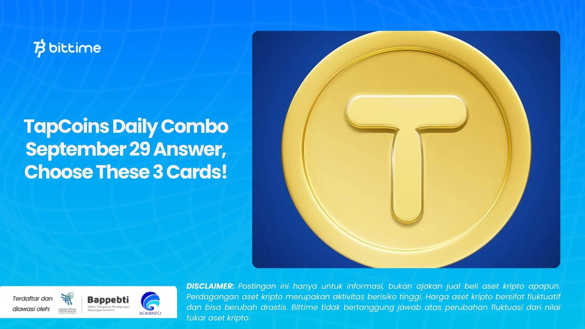 TapCoins Daily Combo September 29 Answer, Choose These 3 Cards!.webp