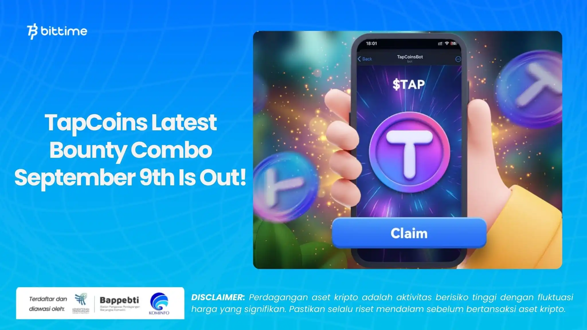 TapCoins Latest Bounty Combo September 9th Is Out!.webp