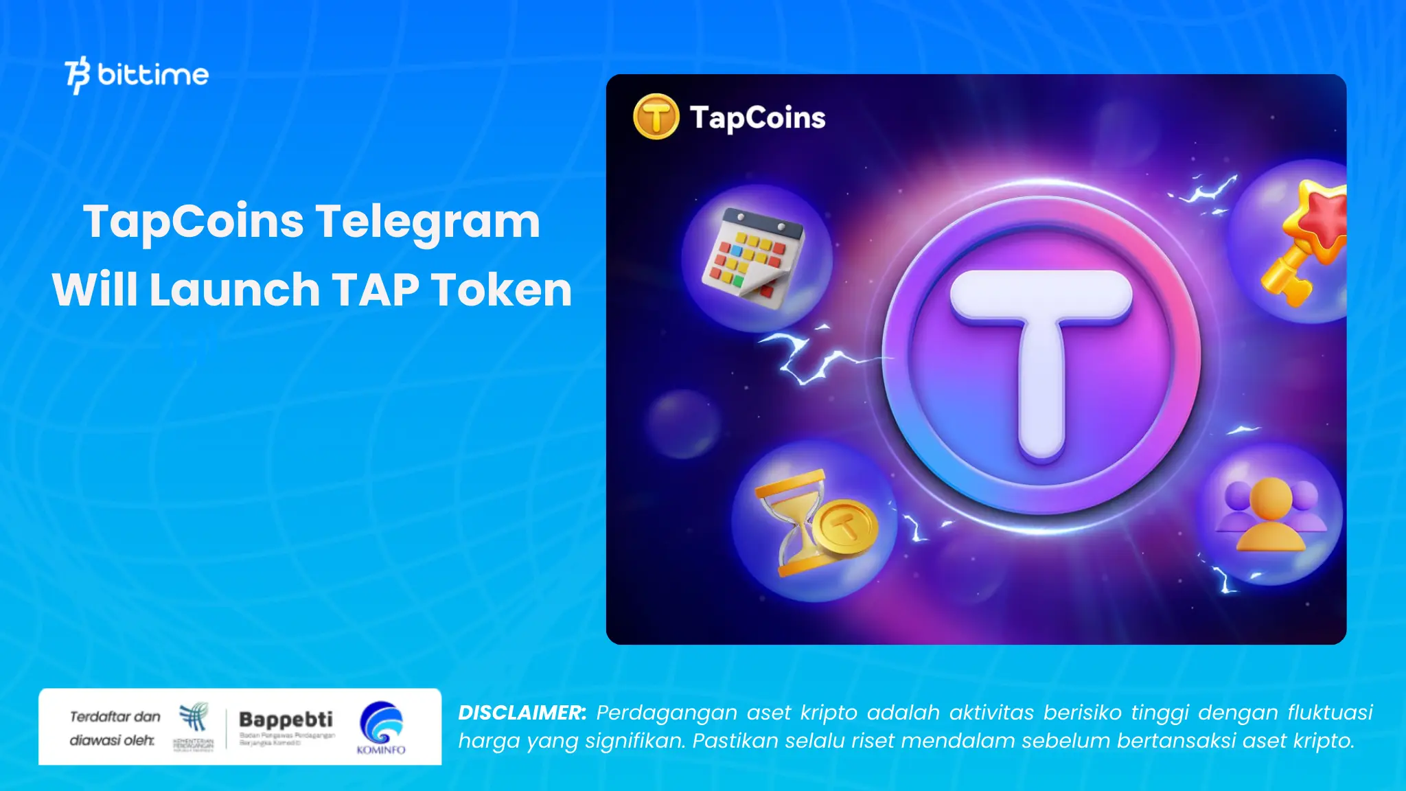 TapCoins Luncurkan TAP Token - Bittime