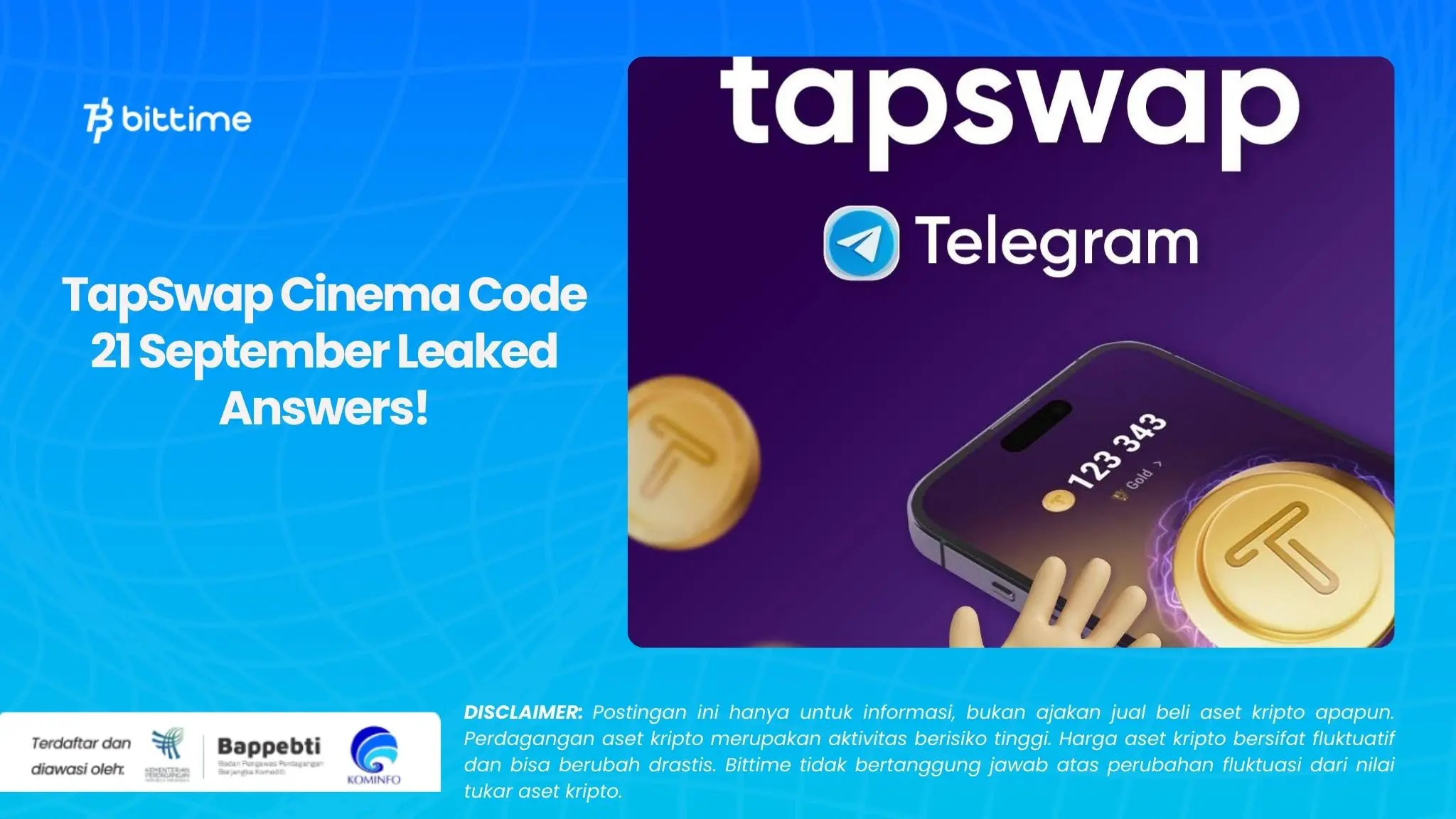 TapSwap Cinema Code 21 September Leaked Answers!.webp